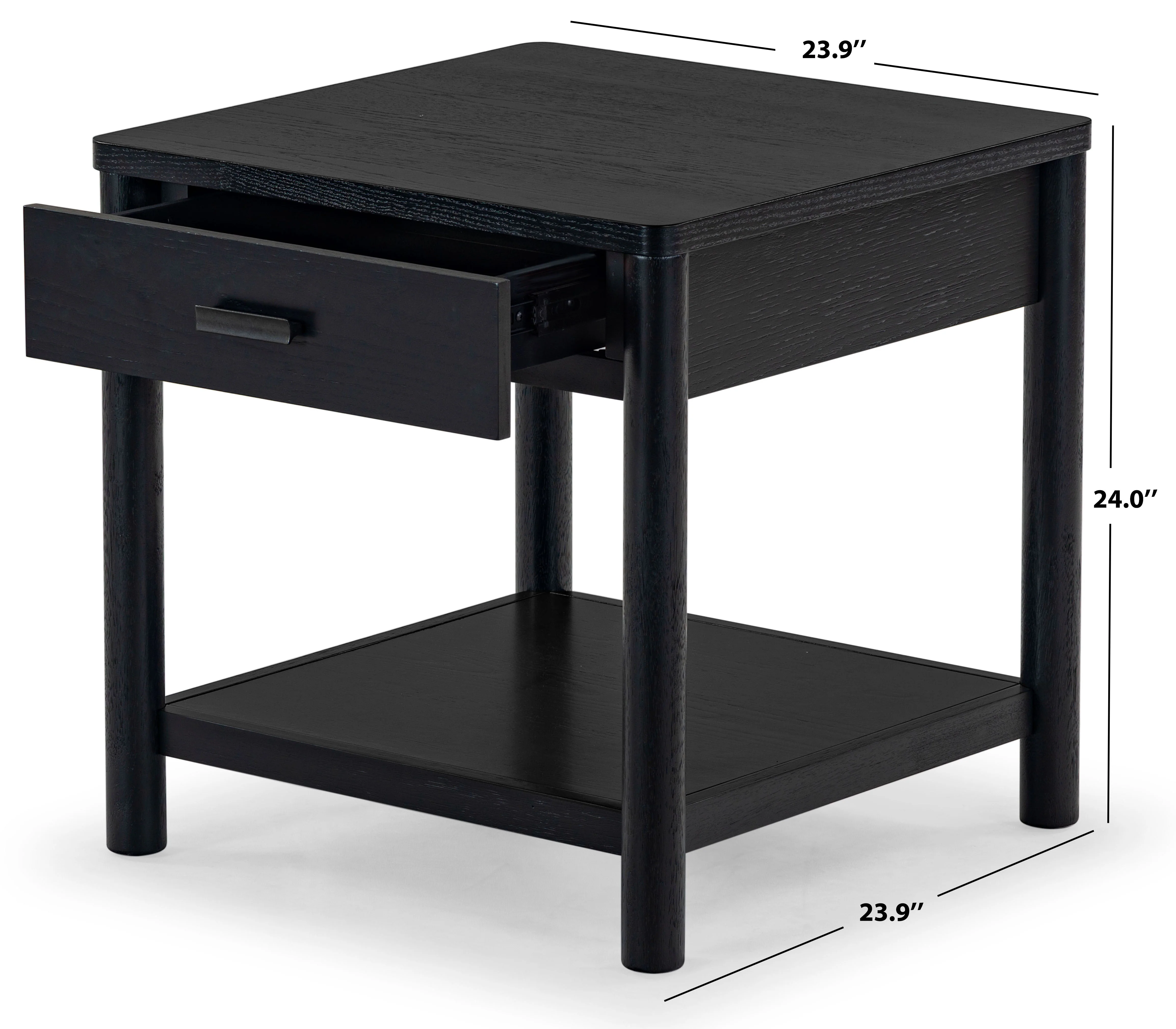 Jaylessa Wood 1 Drawer End Table - Image 13
