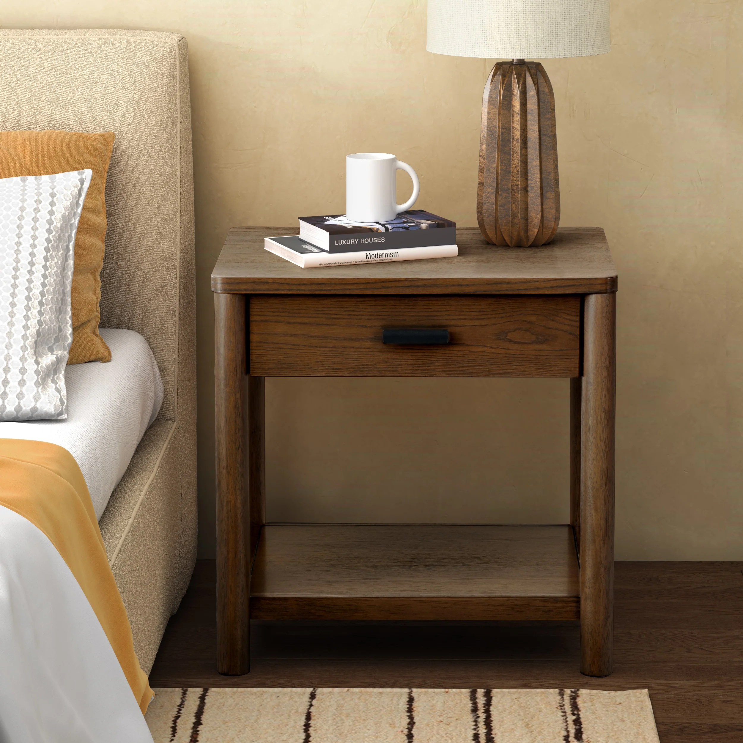 Jaylessa Wood 1 Drawer End Table - Image 18