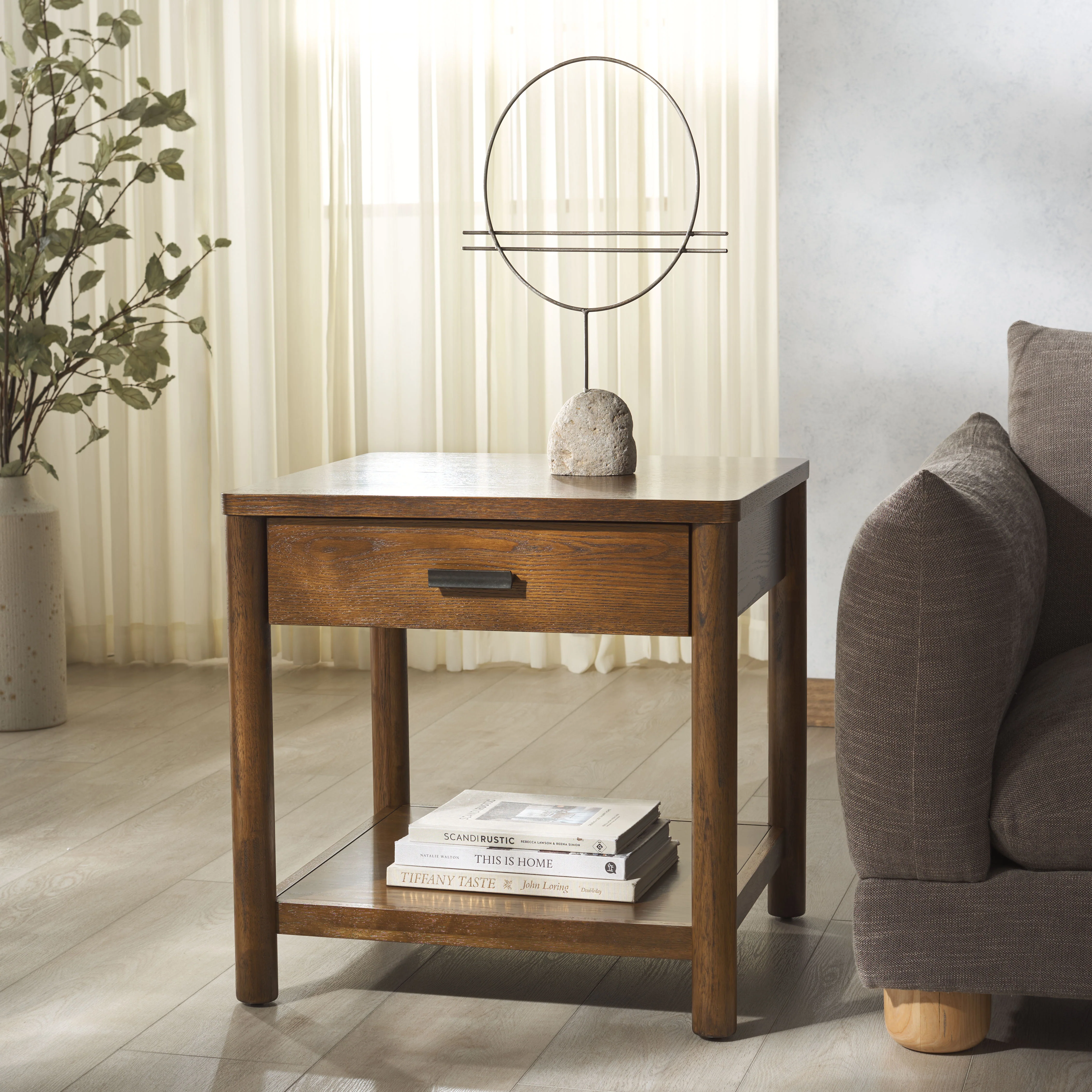 Jaylessa Wood 1 Drawer End Table - Image 22