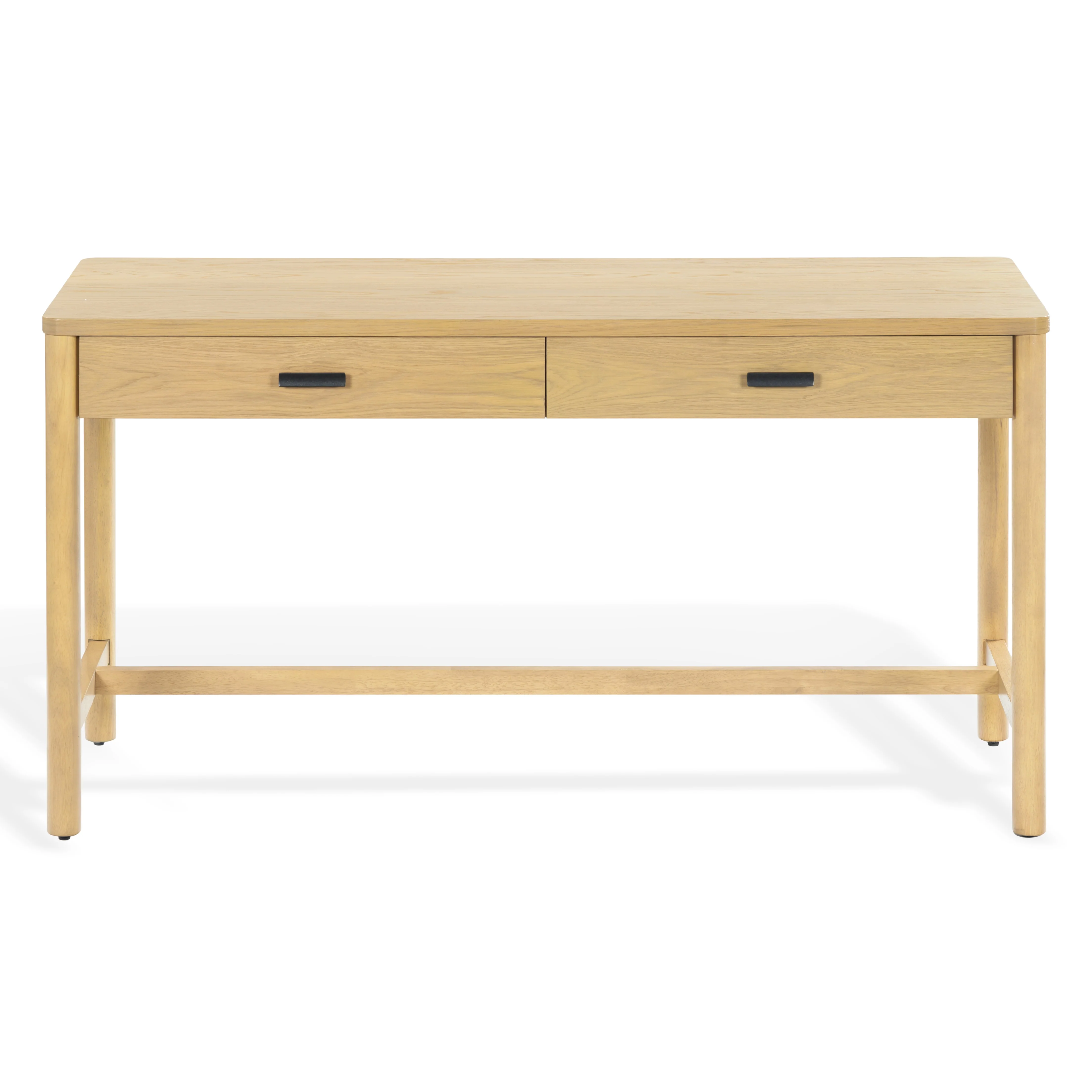 Jaylessa Wood 2 Drawer Desk