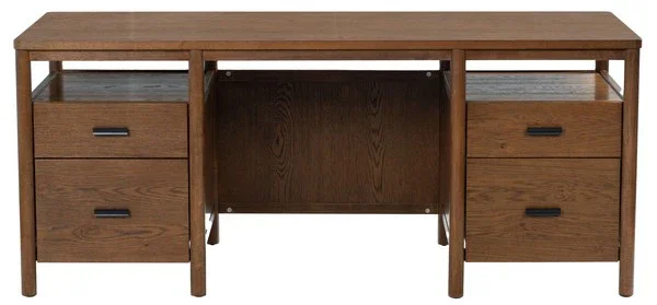 Jaylessa Wood 4 Drawer Desk - Image 3