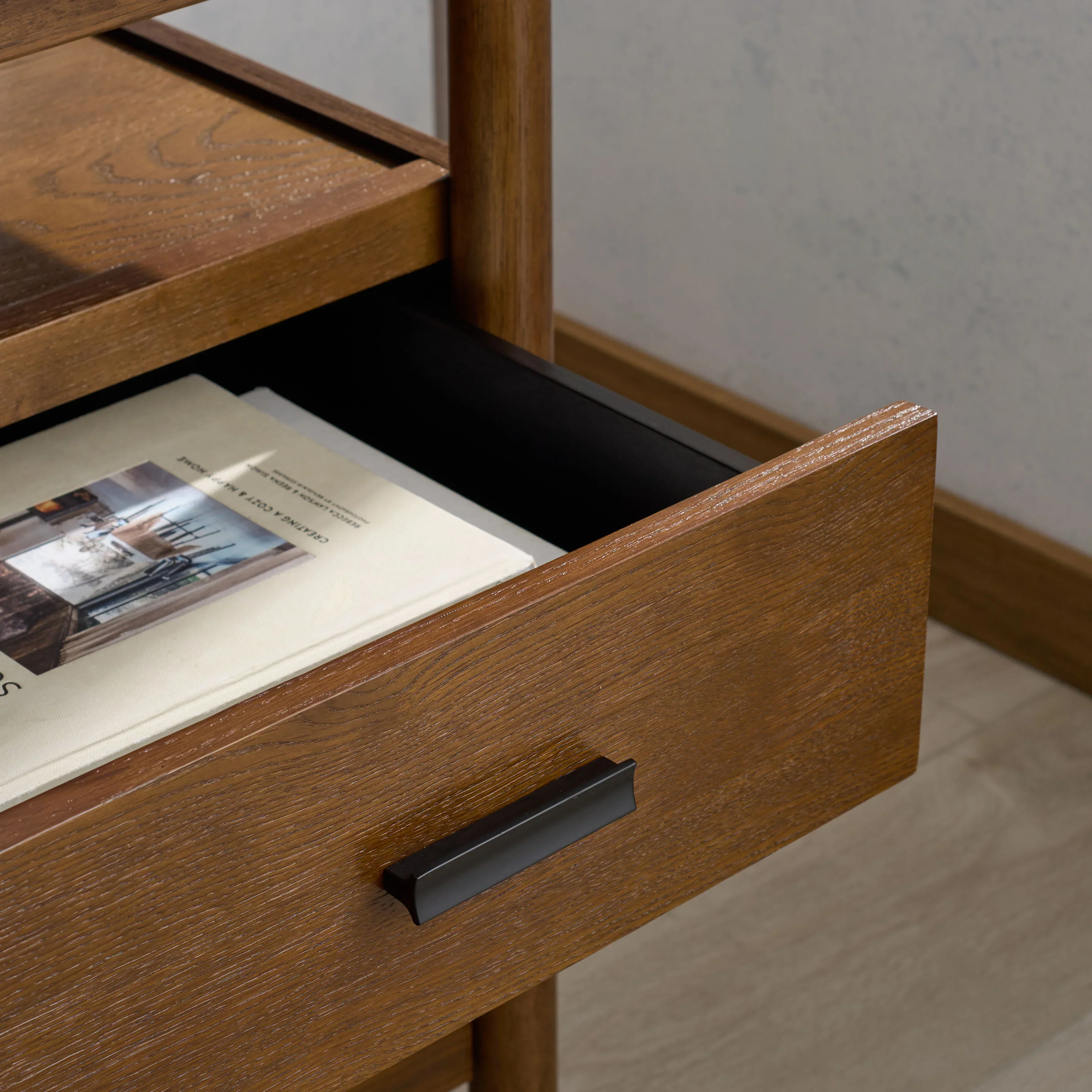 Jaylessa Wood 4 Drawer Desk - Image 8