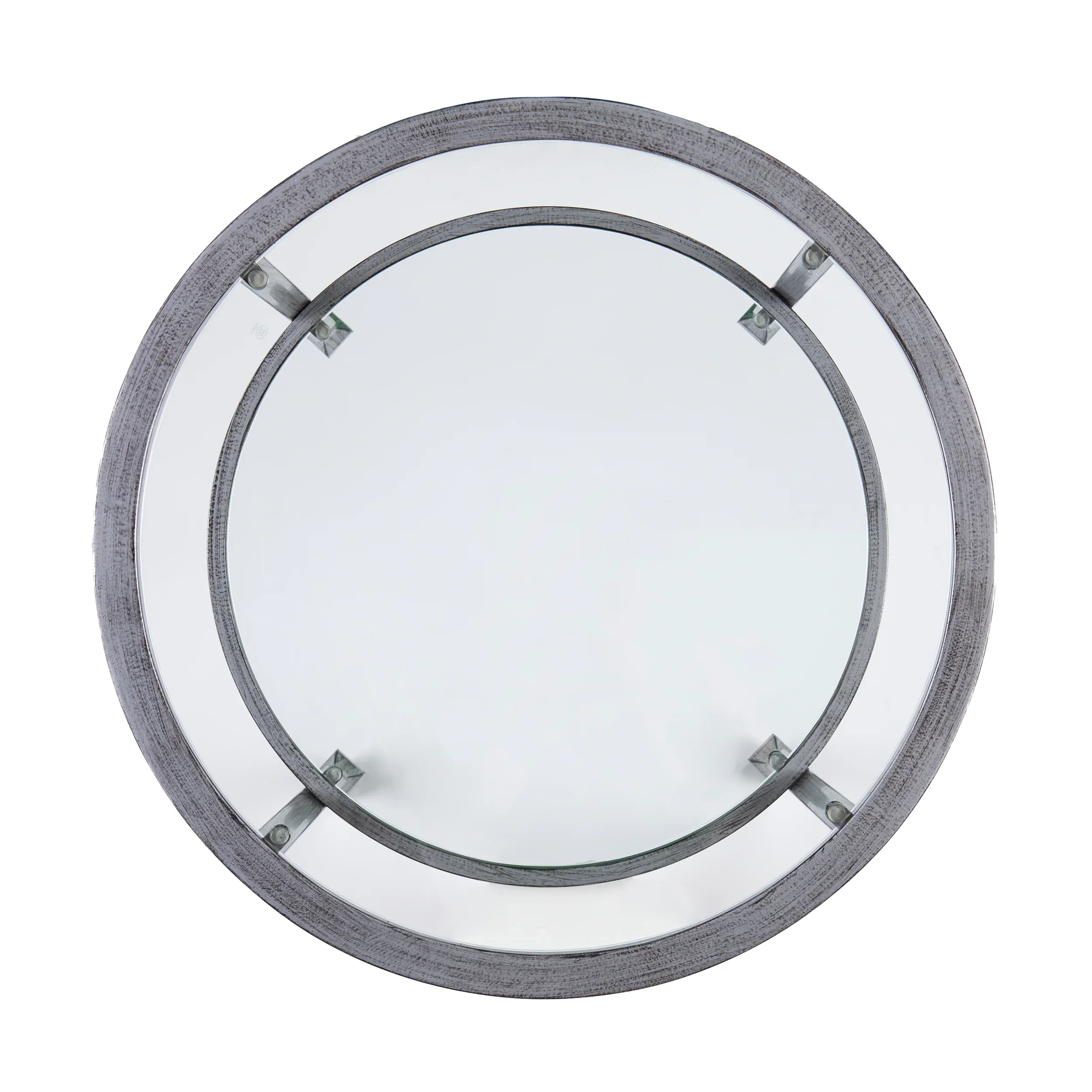 Jaymes Metal/Glass Round End Table - Silver - Image 7