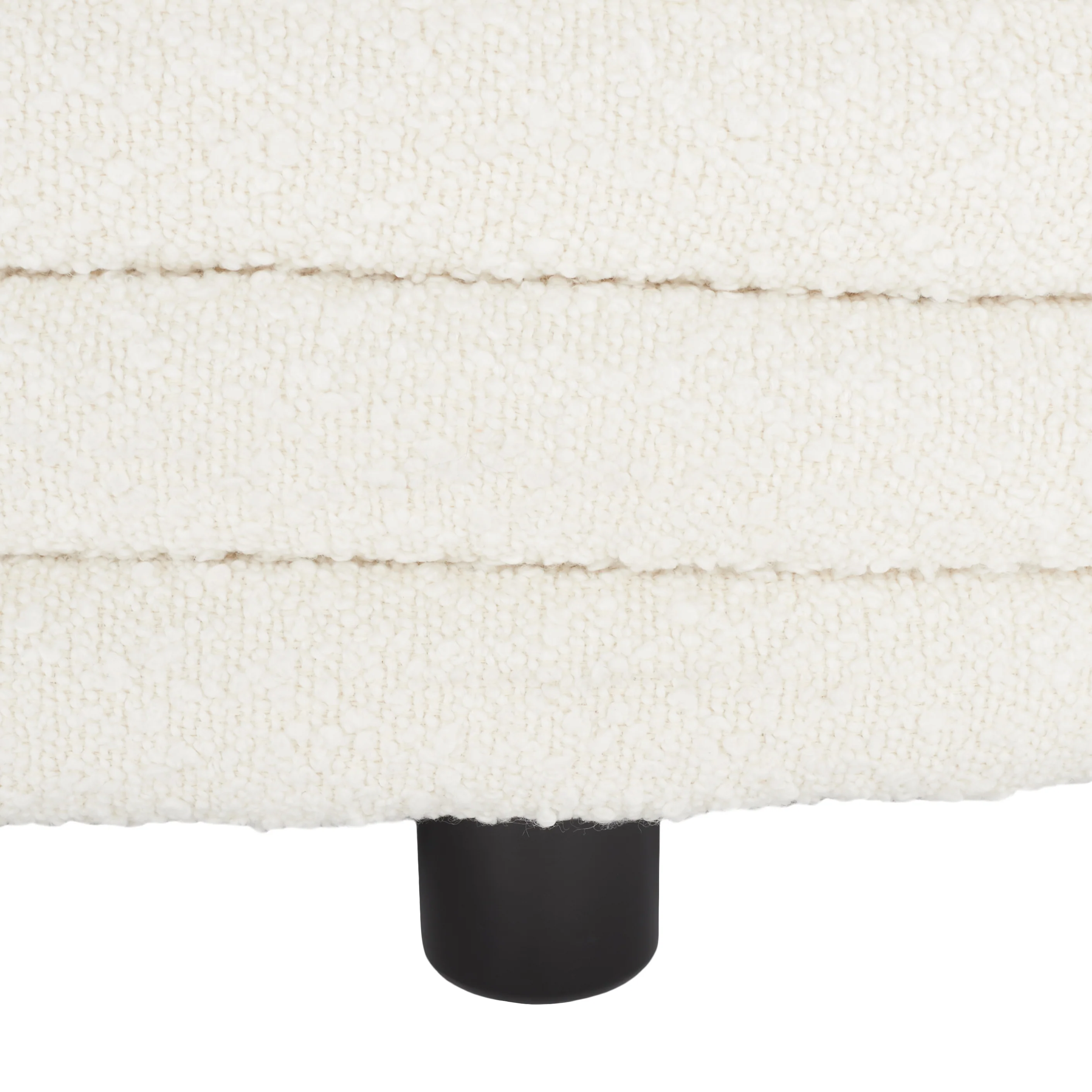 Jaymie Boucle Storage Bench - Image 6