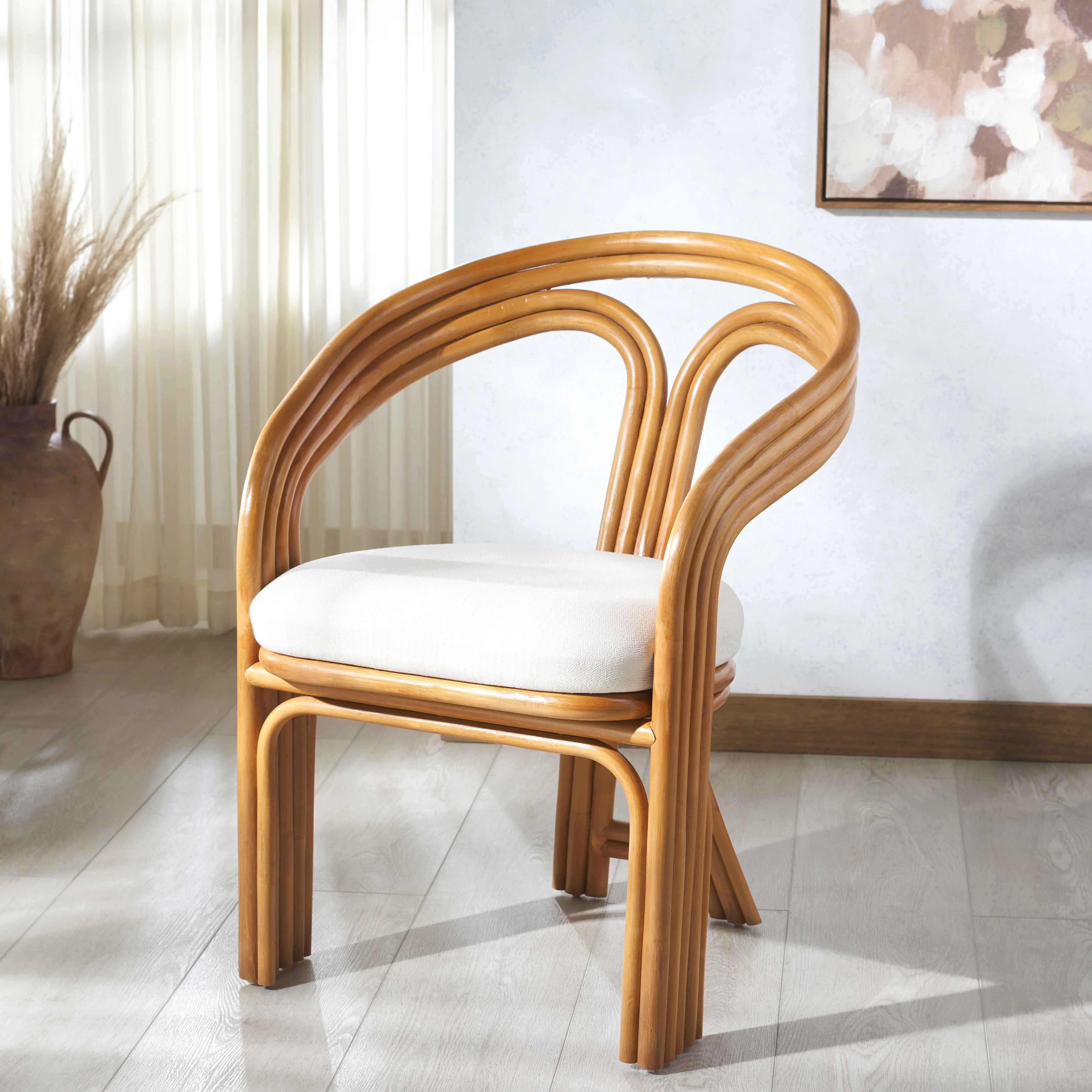 Jennabrook Rattan Pole Accent Chair - Image 2