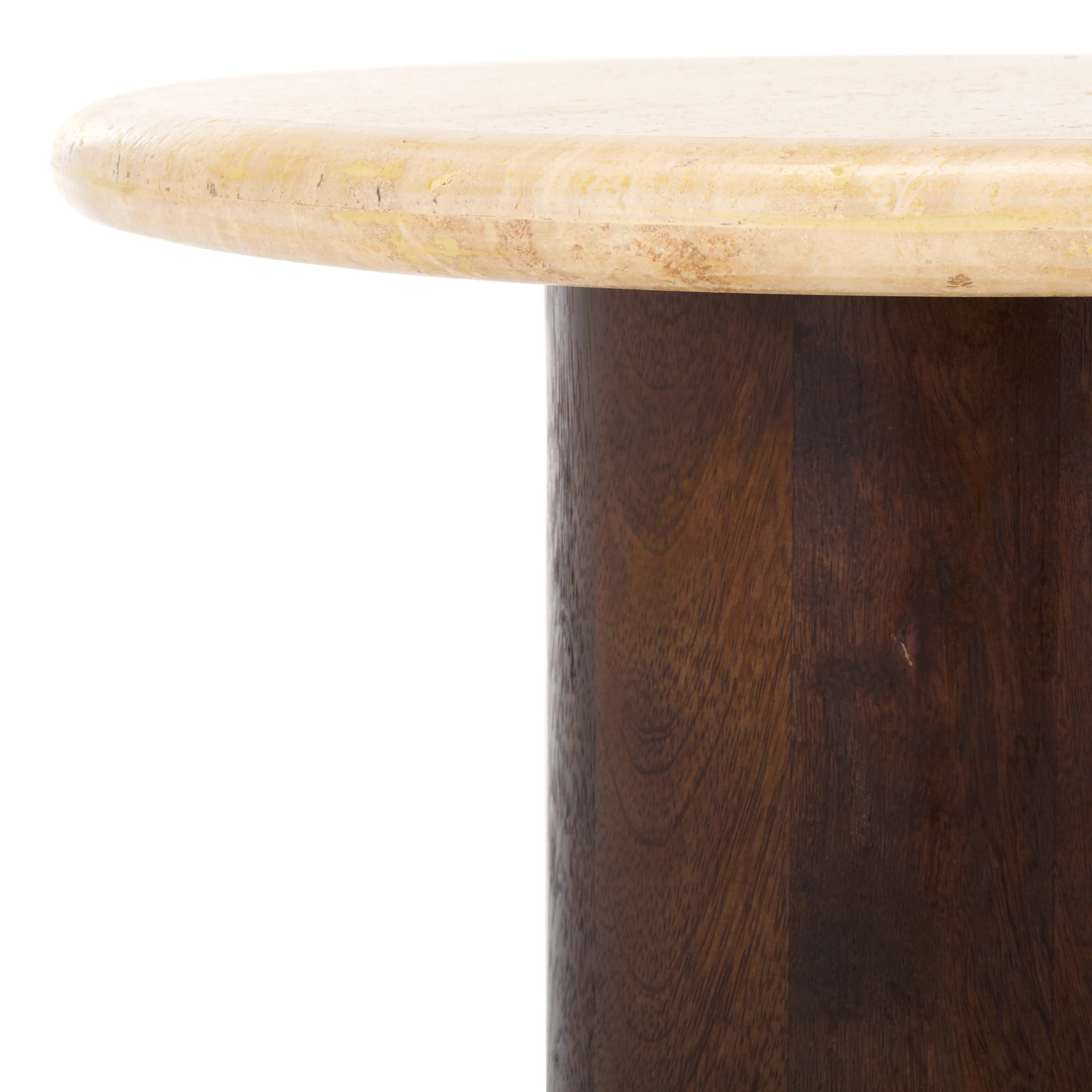 Jennamira Travertine Top Accent Table - Image 3