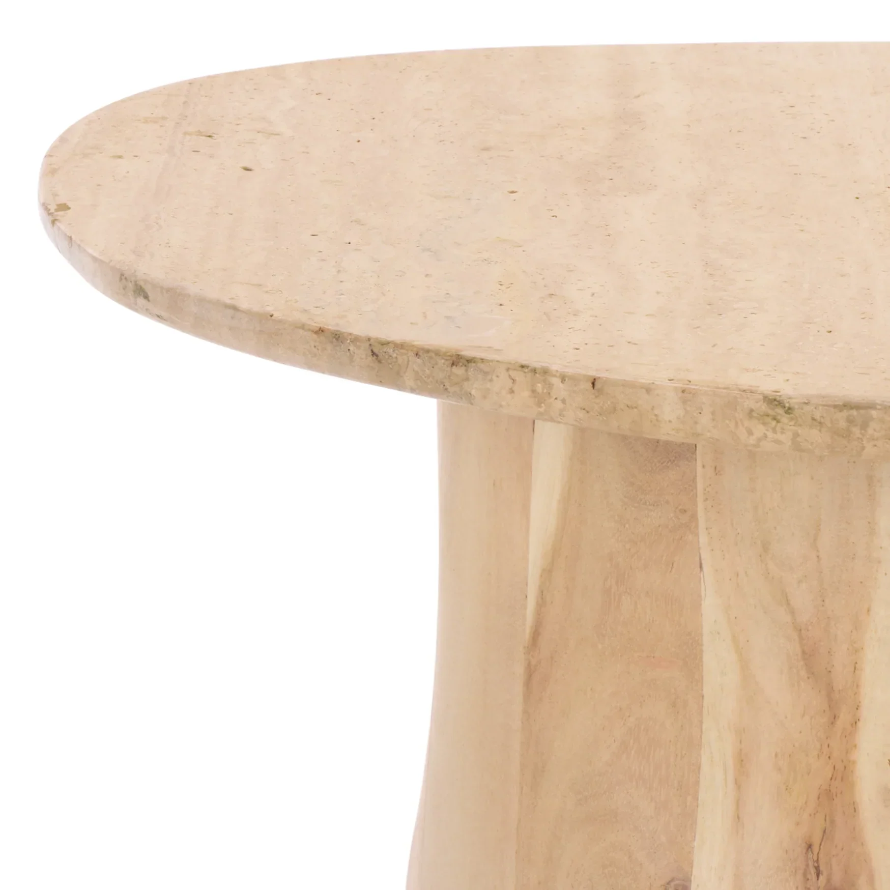 Jennamira Travertine Top Accent Table - Image 6