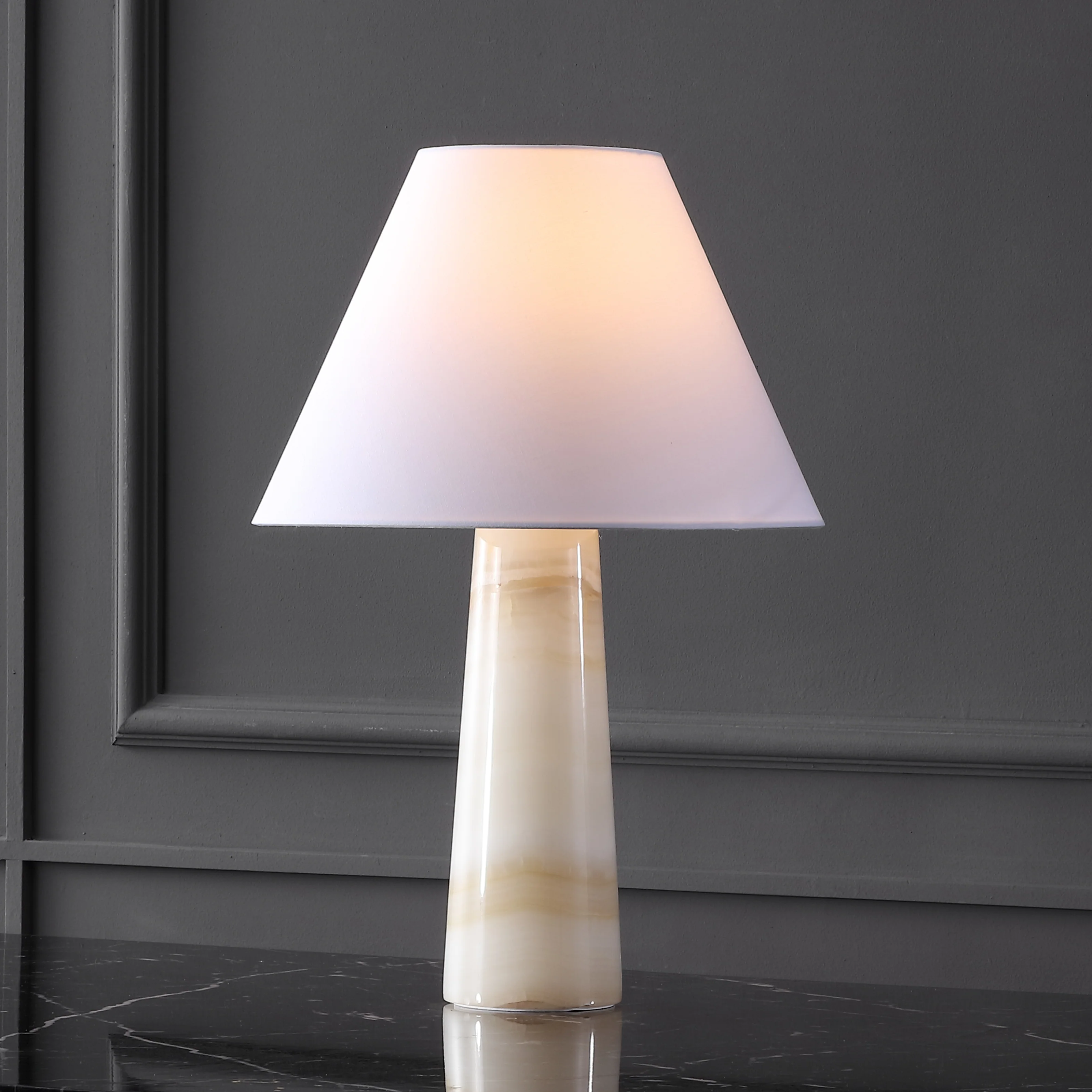 Jennarose Jade Stone Table Lamp - Image 10