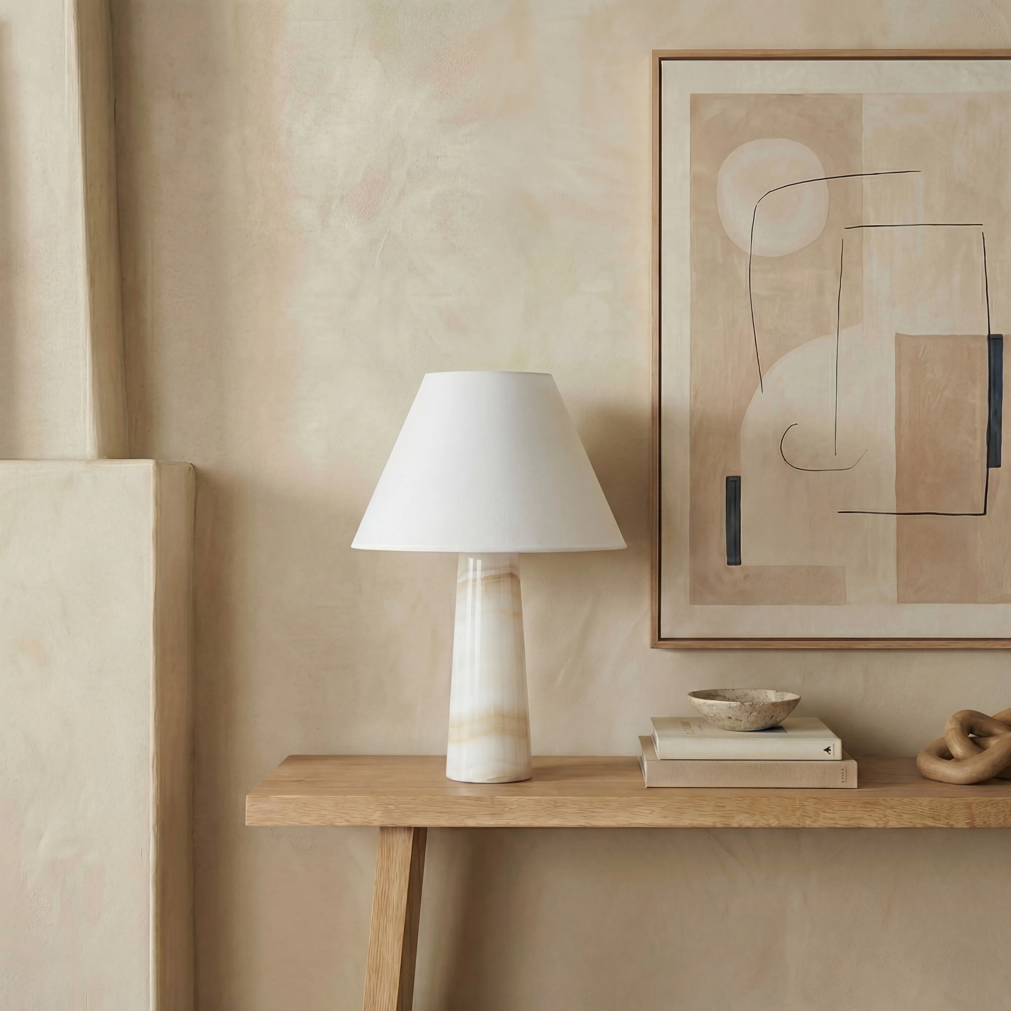 Jennarose Jade Stone Table Lamp - Image 3