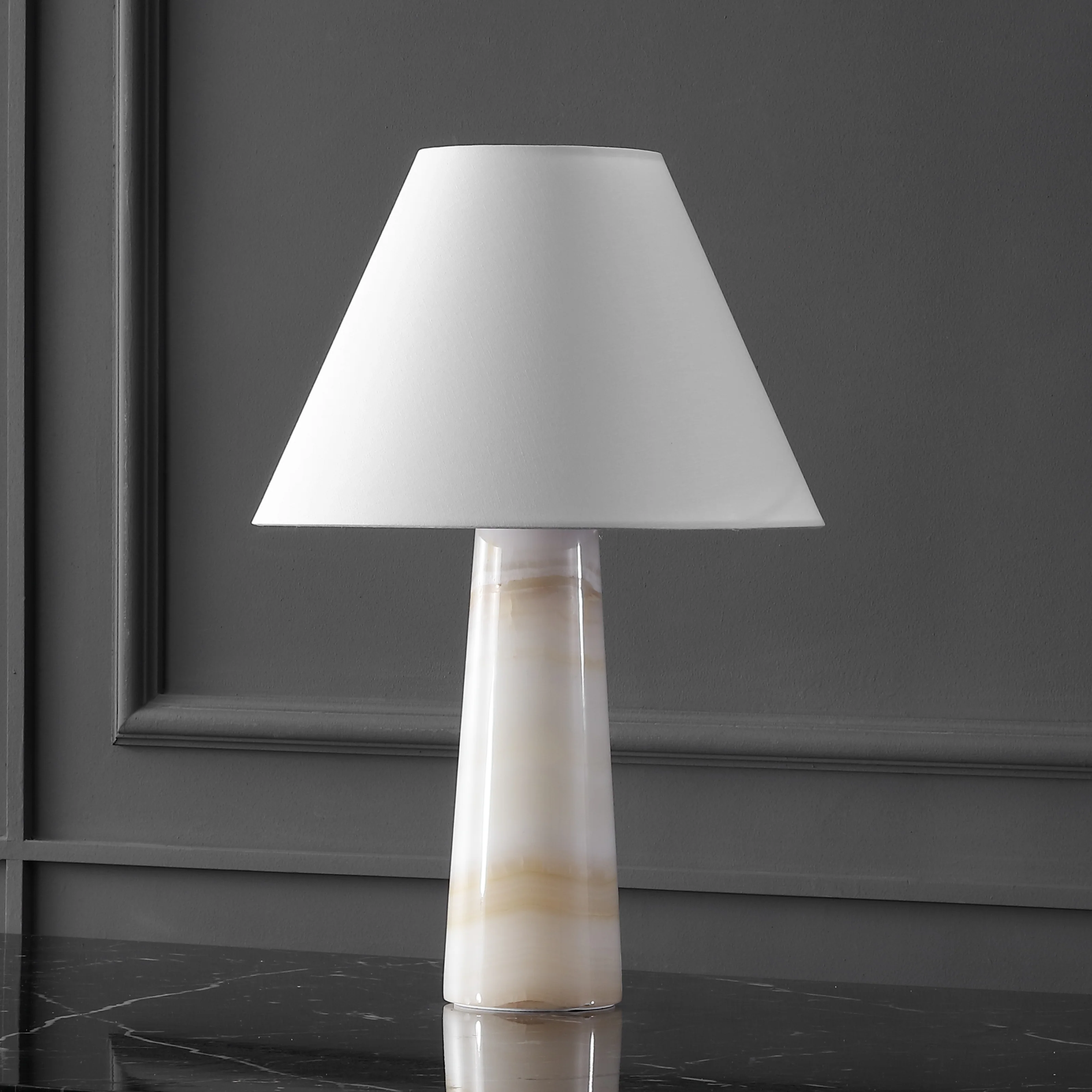 Jennarose Jade Stone Table Lamp - Image 8