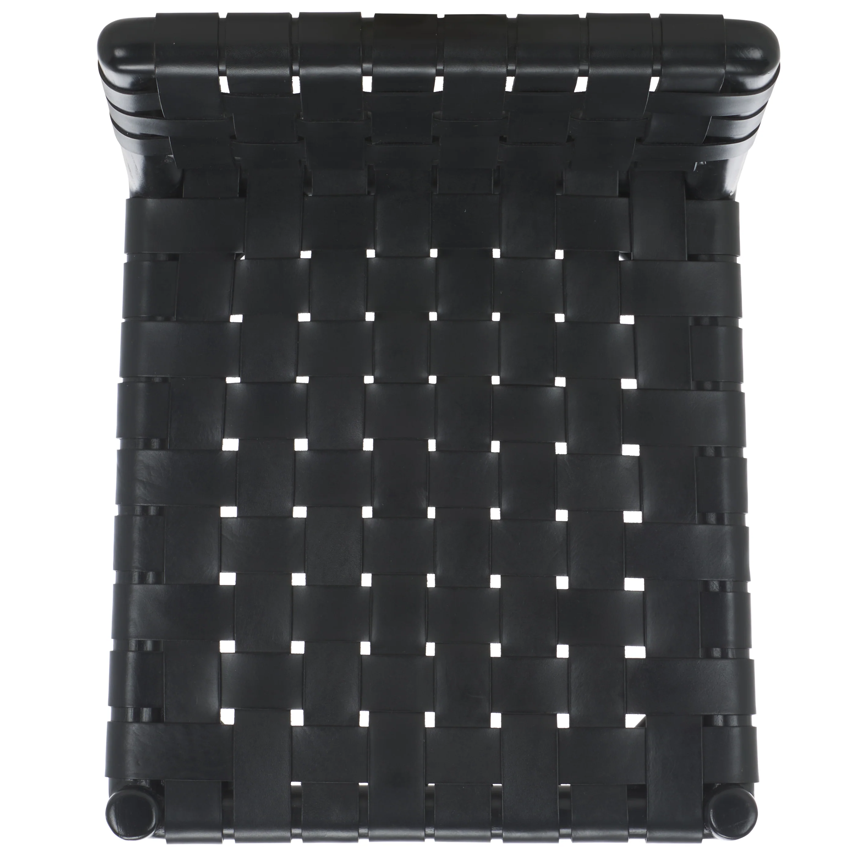 Jeremiah Woven Leather Counter Stool - Image 19