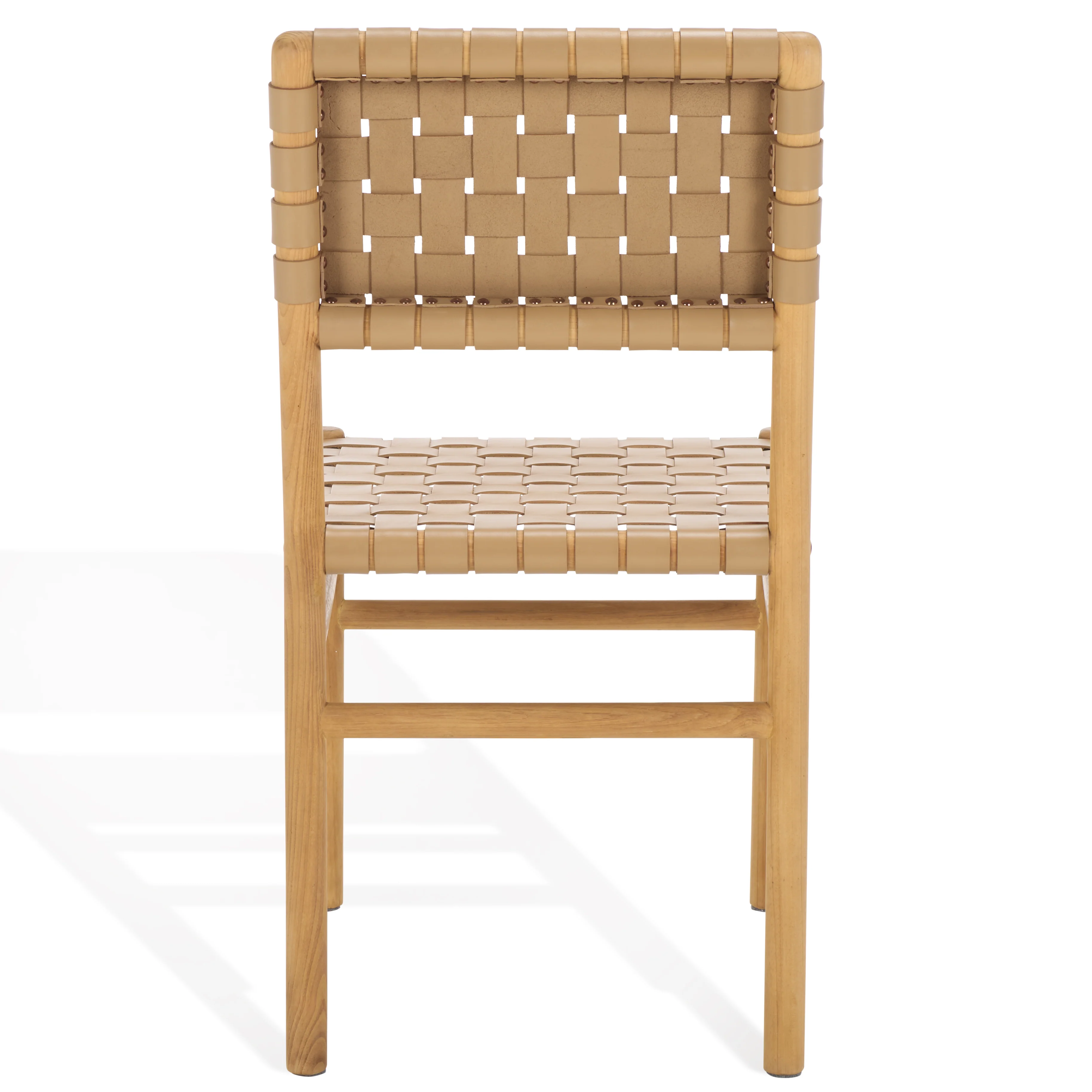Jeremiah Woven Leather Dining Chair - Set of 2 - Image 10