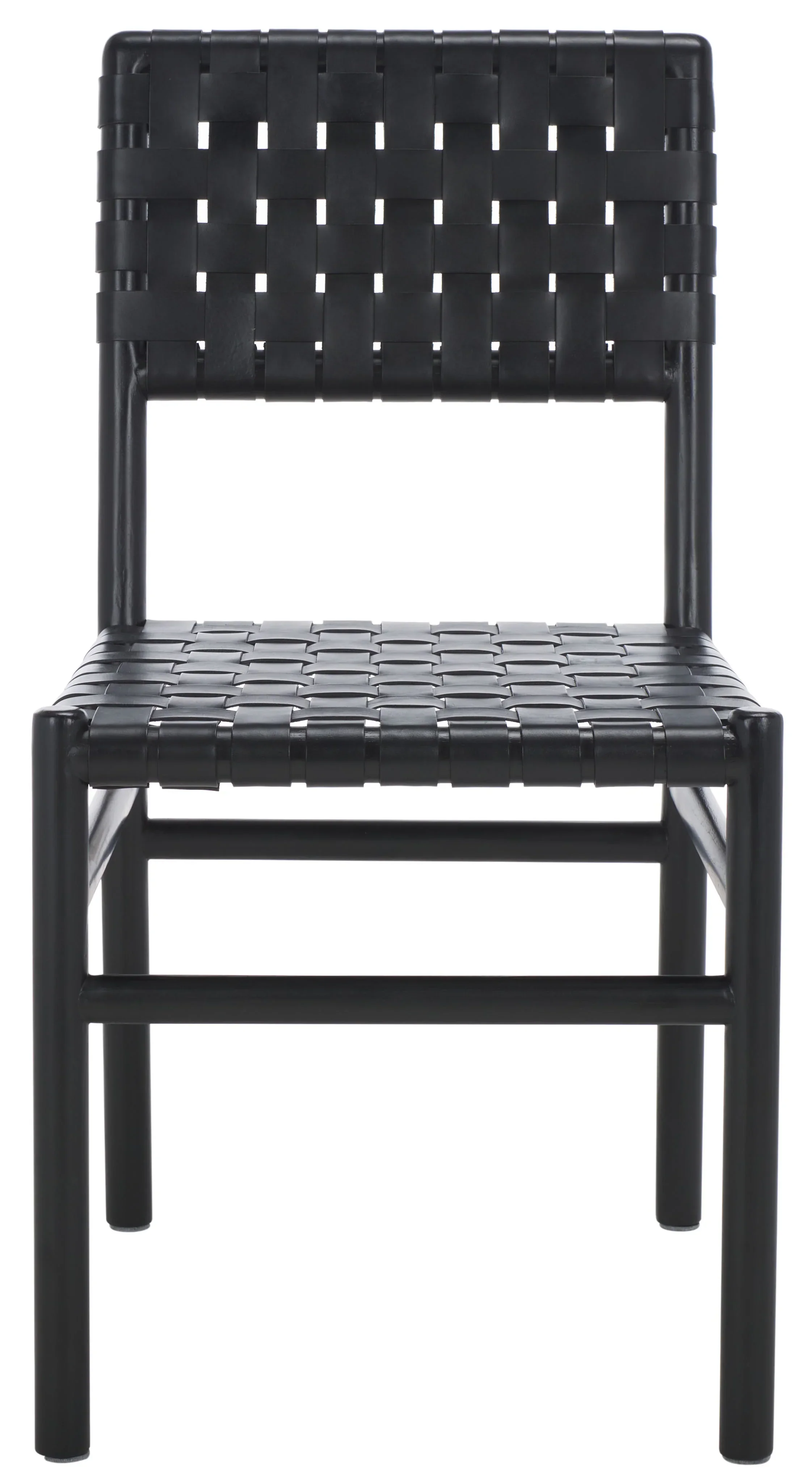 Jeremiah Woven Leather Dining Chair - Set of 2 - Image 23