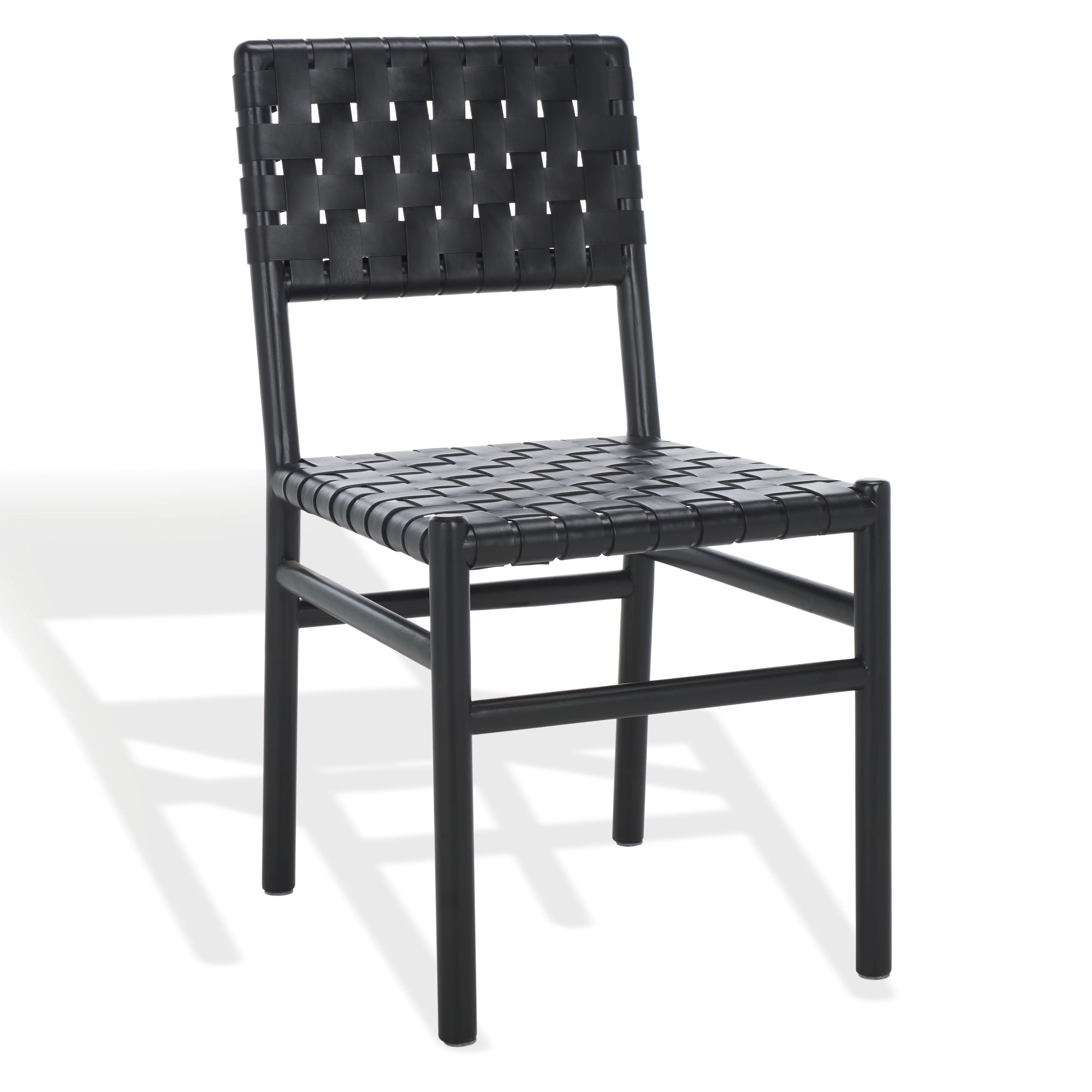 Jeremiah Woven Leather Dining Chair - Set of 2 - Image 25