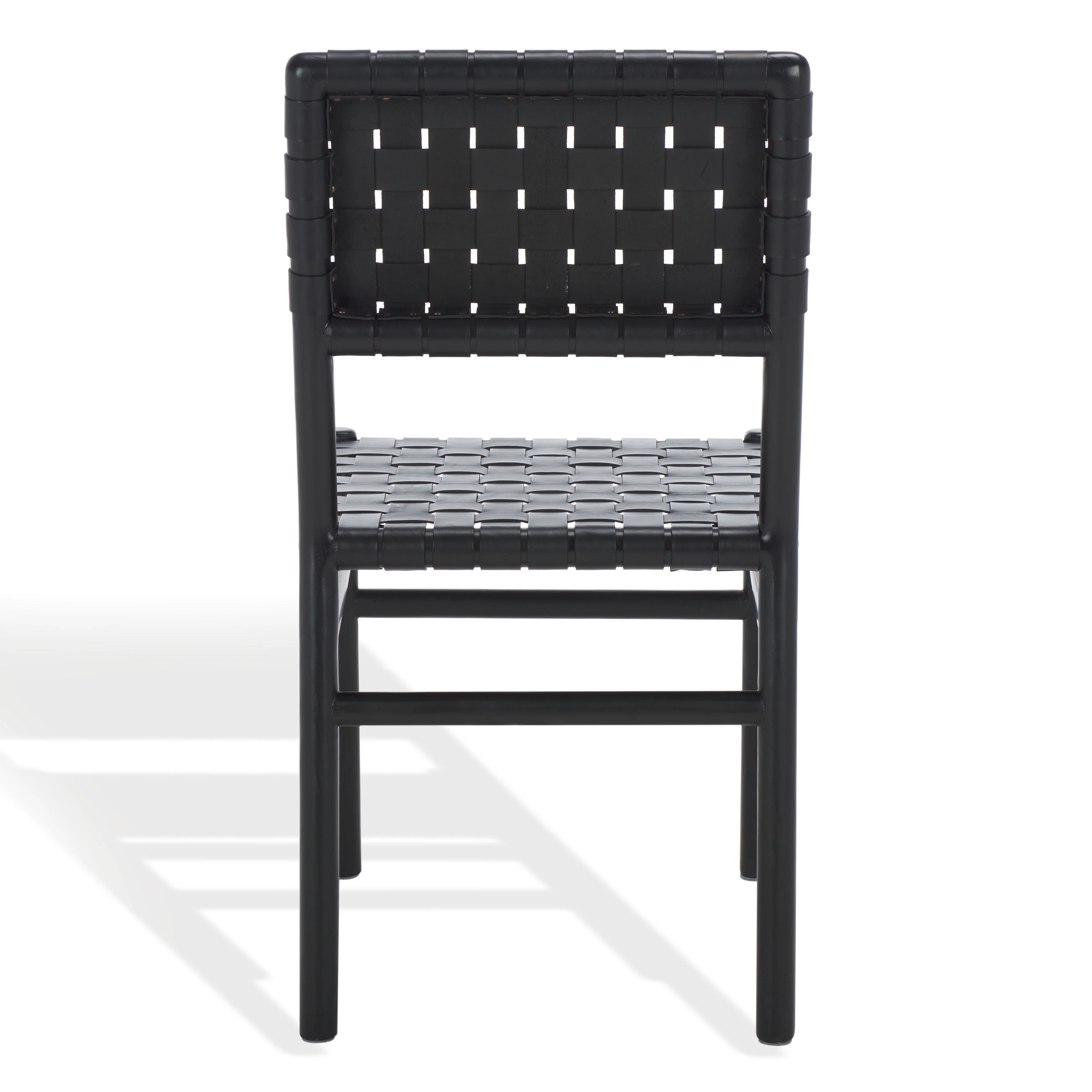 Jeremiah Woven Leather Dining Chair - Set of 2 - Image 27