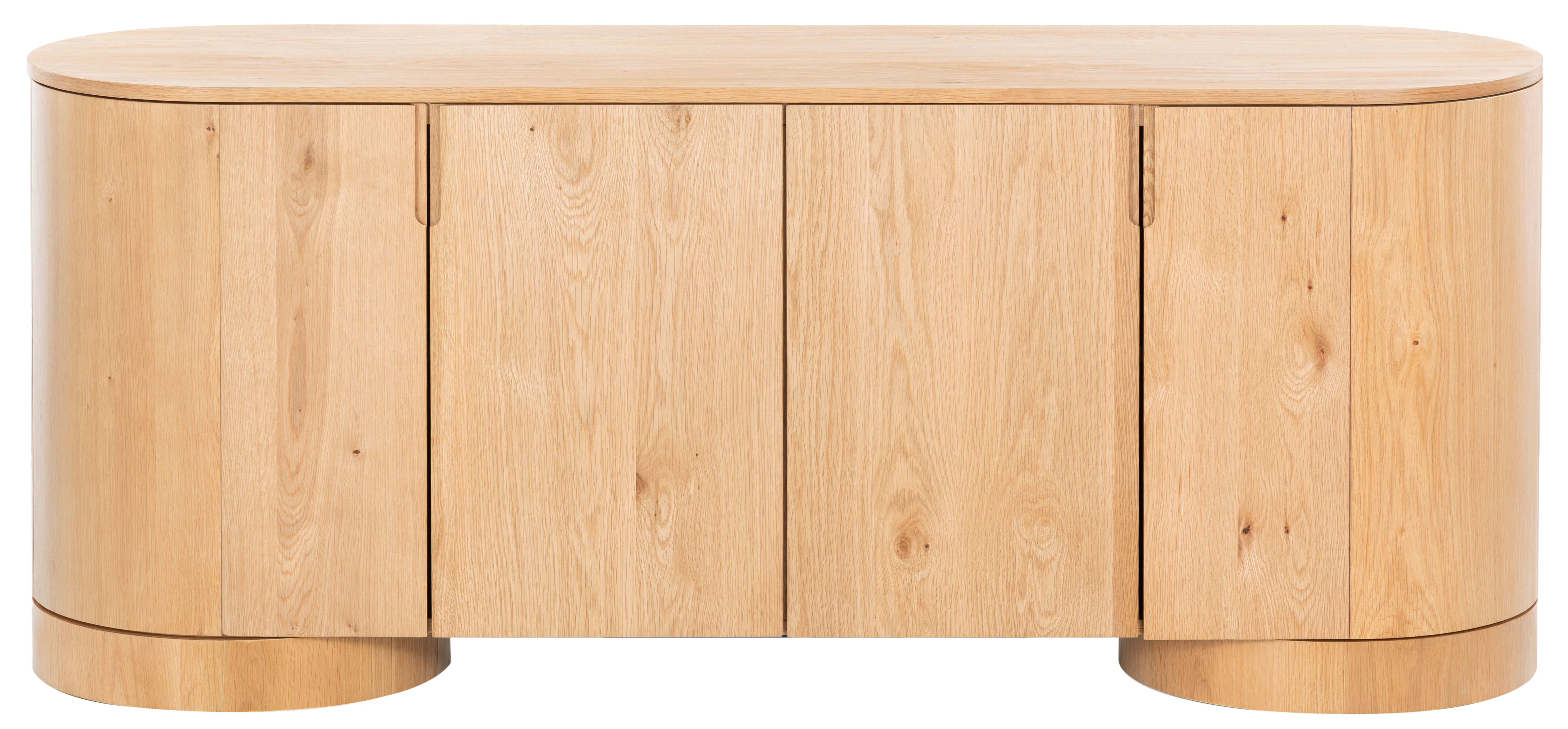 Jesbelina Oval 4 Door Wood Sideboard - Image 20