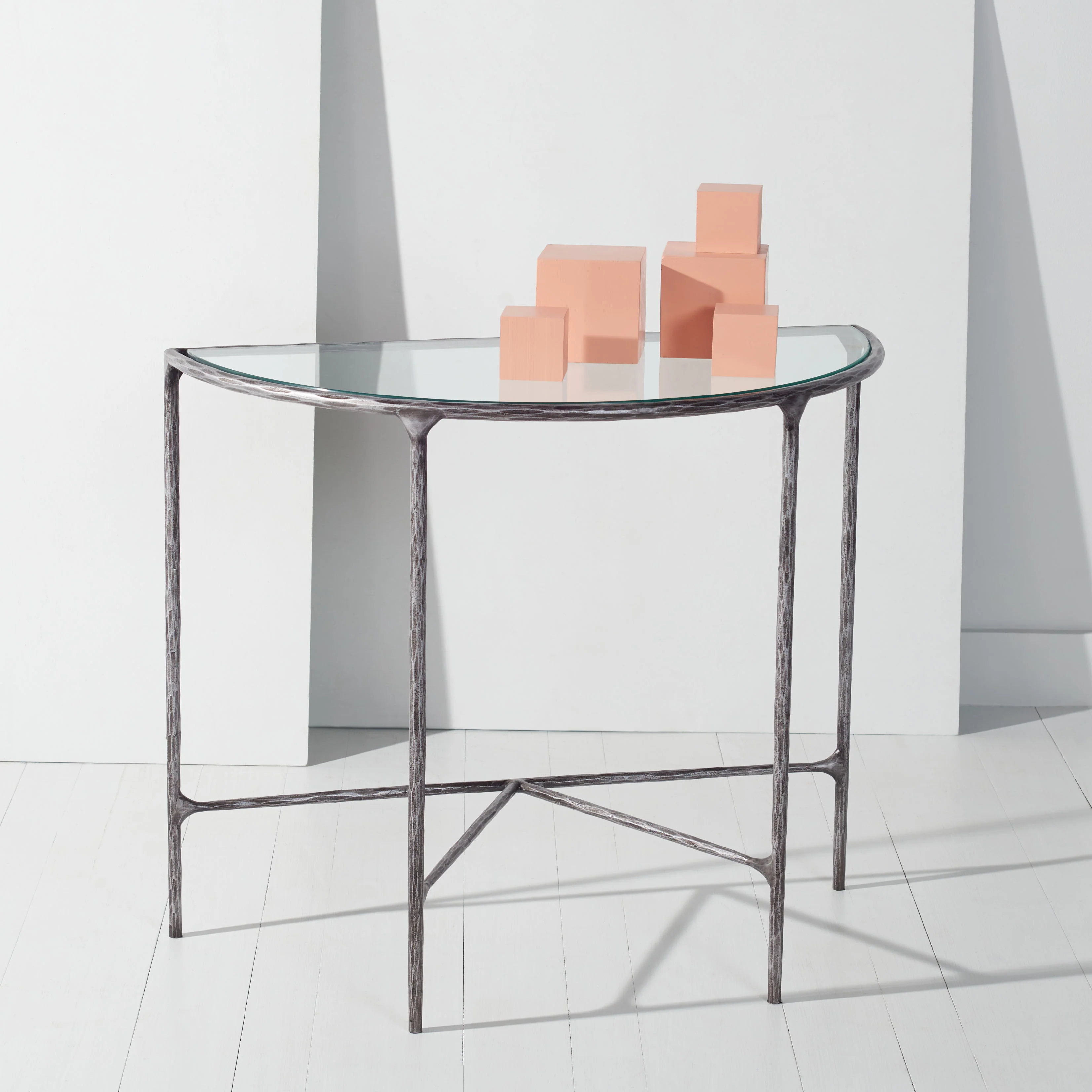 Jessa Forged Metal Console Table - Image 10