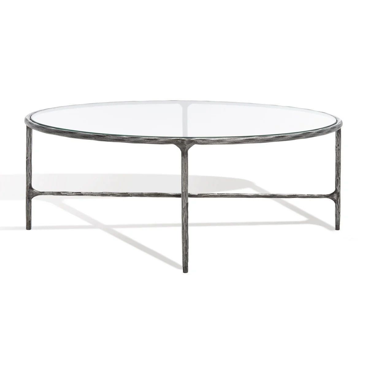 Jessa Oval Metal Coffee Table - Image 10
