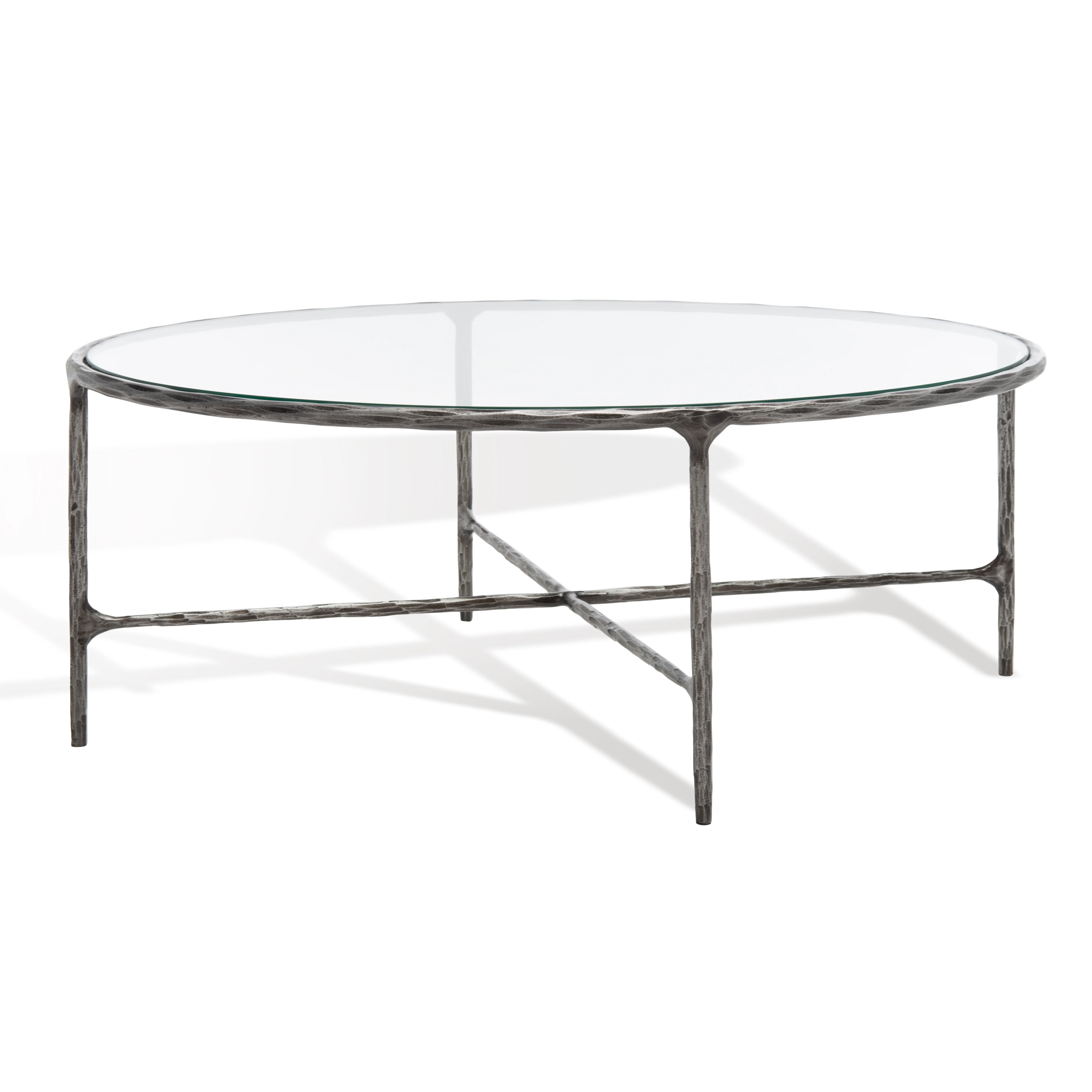 Jessa Oval Metal Coffee Table - Image 13