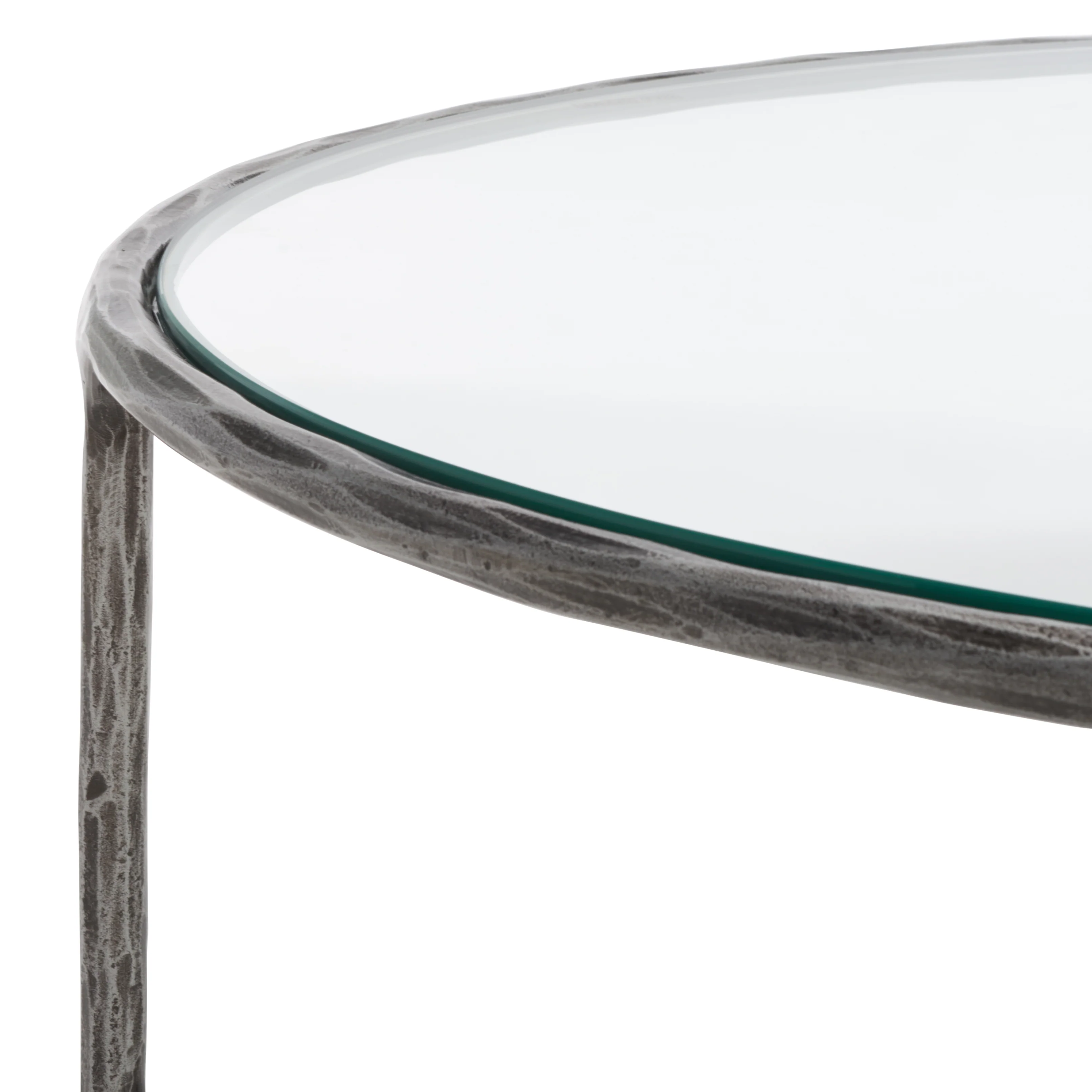 Jessa Oval Metal Coffee Table - Image 14