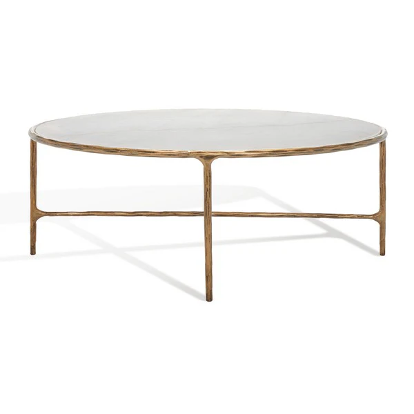 Jessa Oval Metal Coffee Table - Image 19