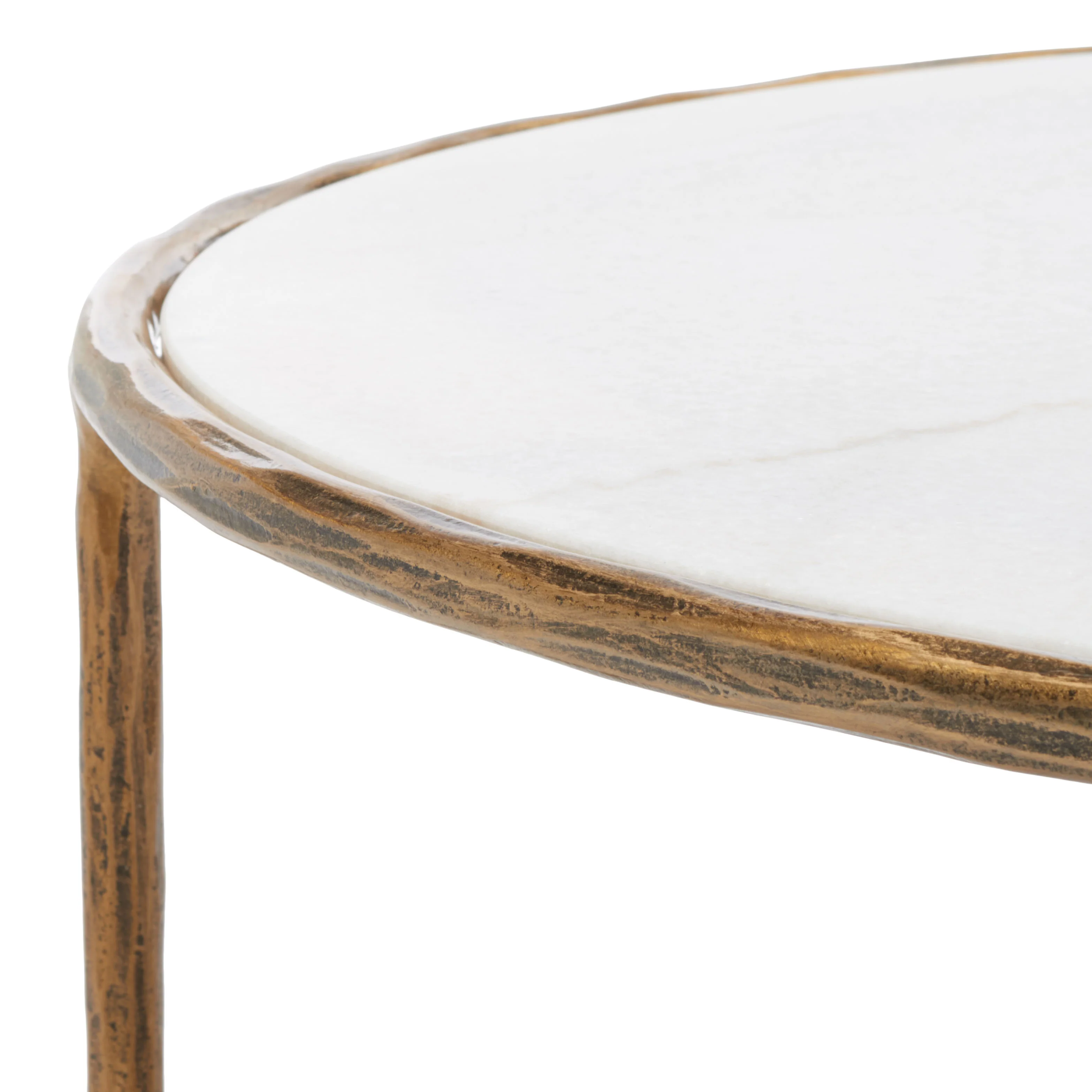 Jessa Oval Metal Coffee Table - Image 22