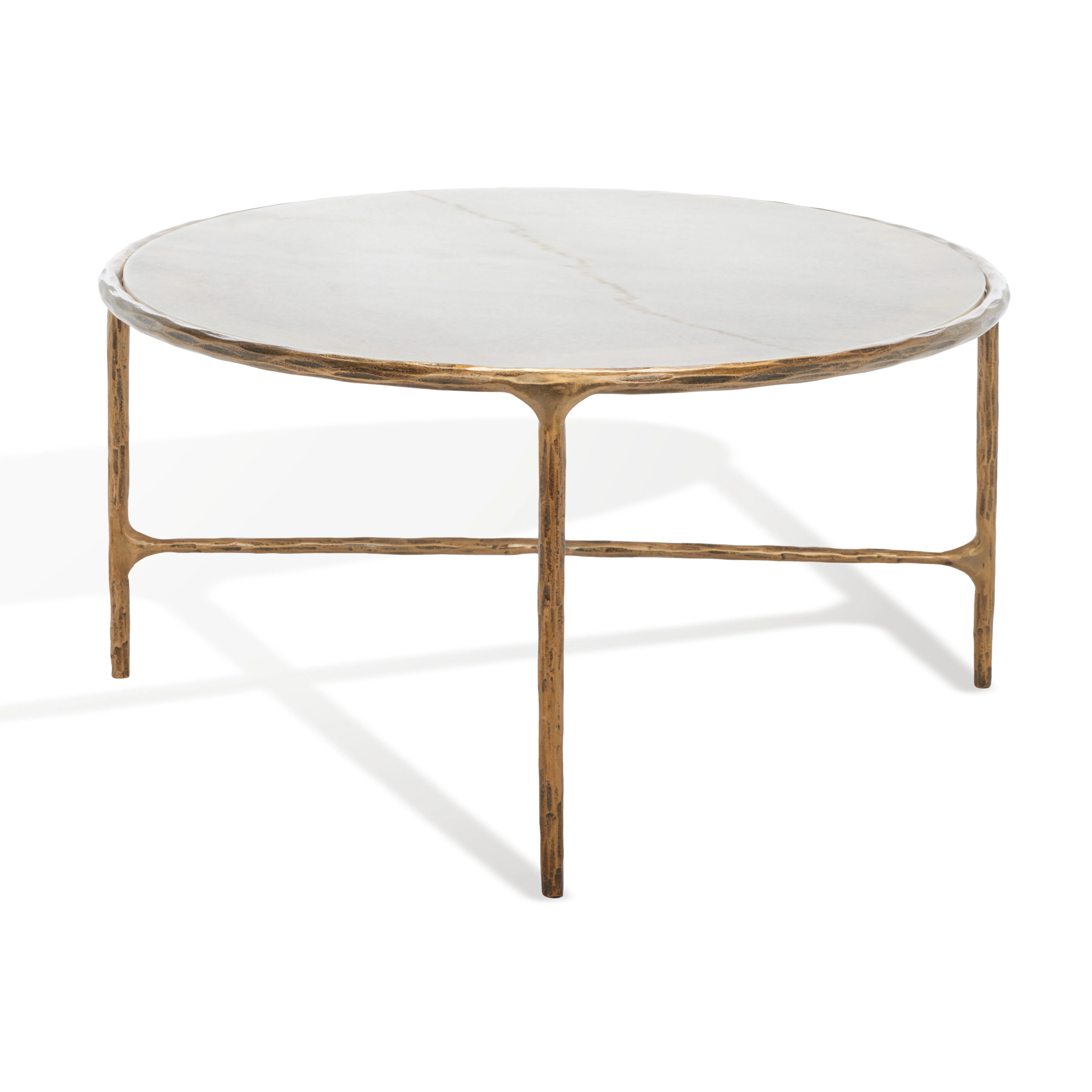 Jessa Oval Metal Coffee Table - Image 26