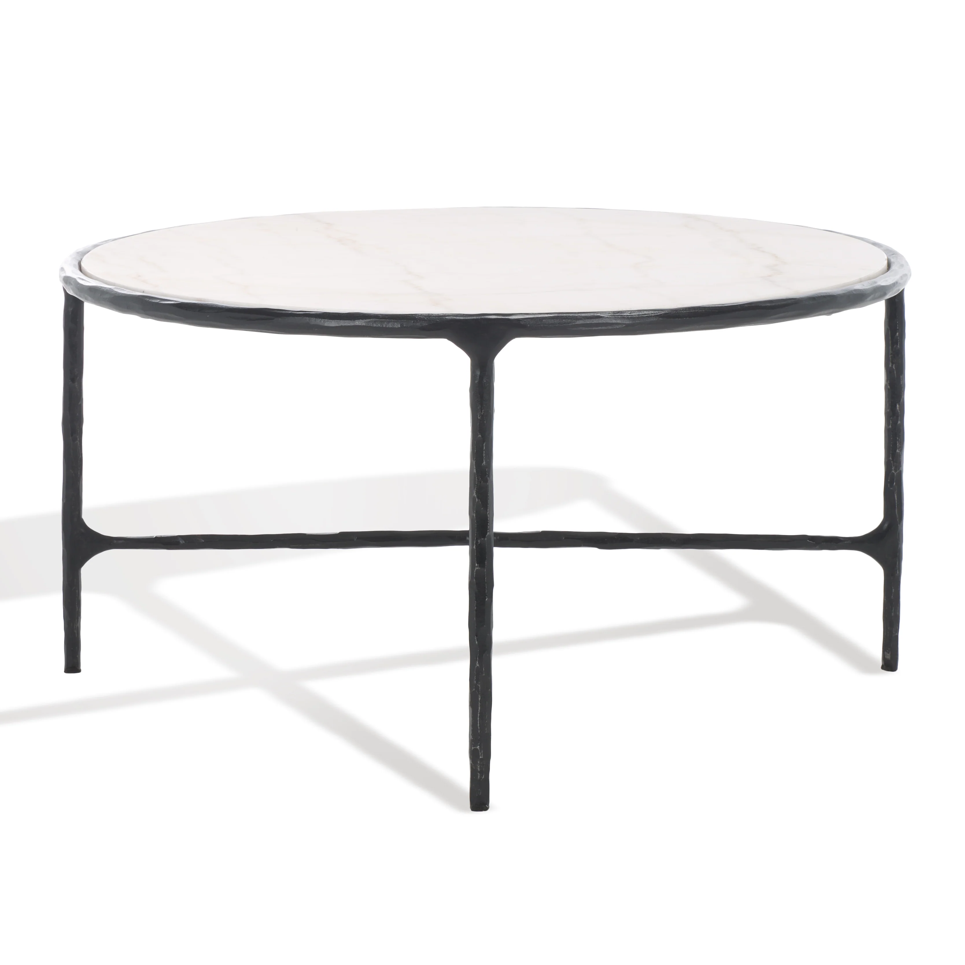 Jessa Oval Metal Coffee Table - Image 36