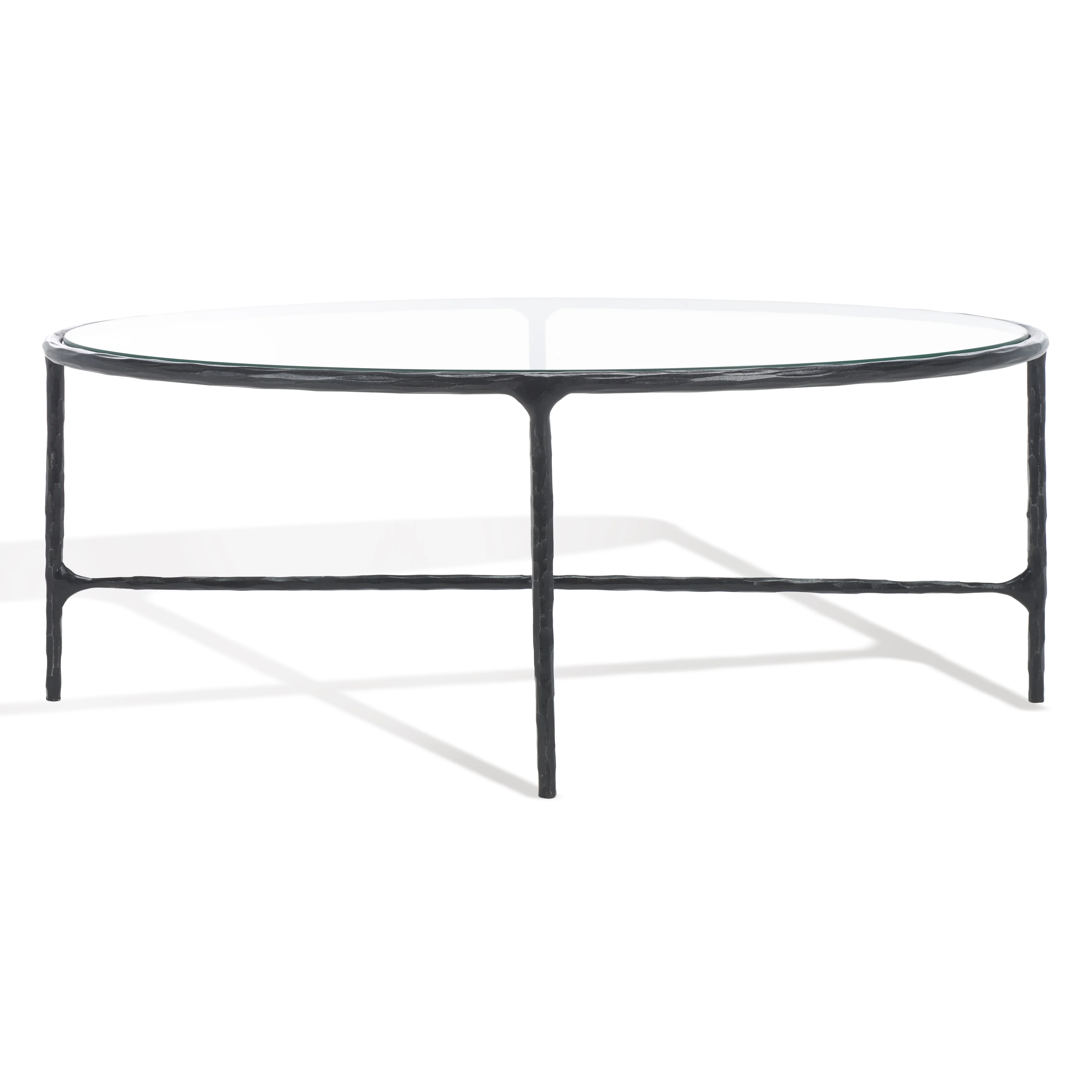 Jessa Oval Metal Coffee Table - Image 38