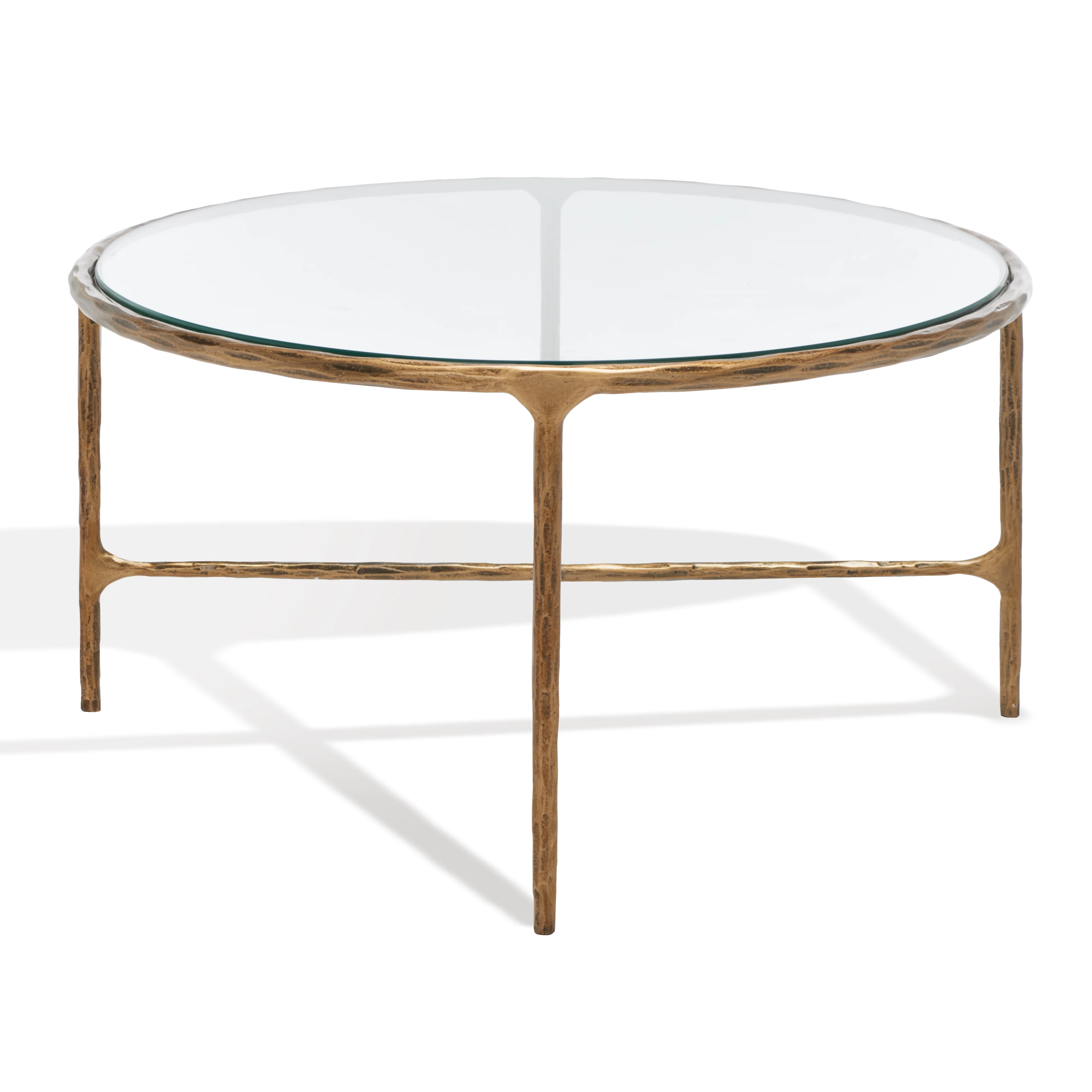 Jessa Oval Metal Coffee Table - Image 7