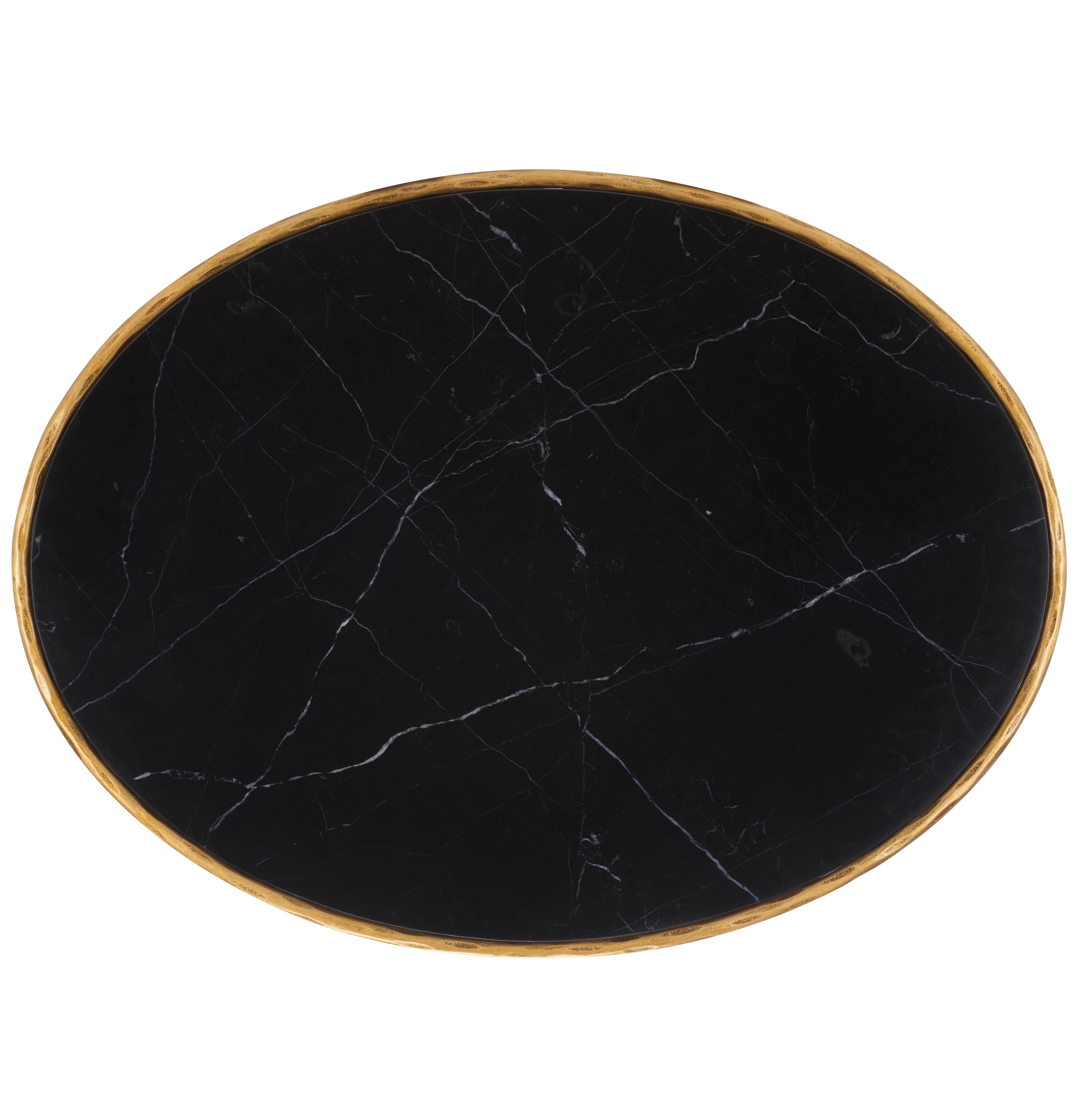 Jessa Oval Metal Coffee Table - Image 11