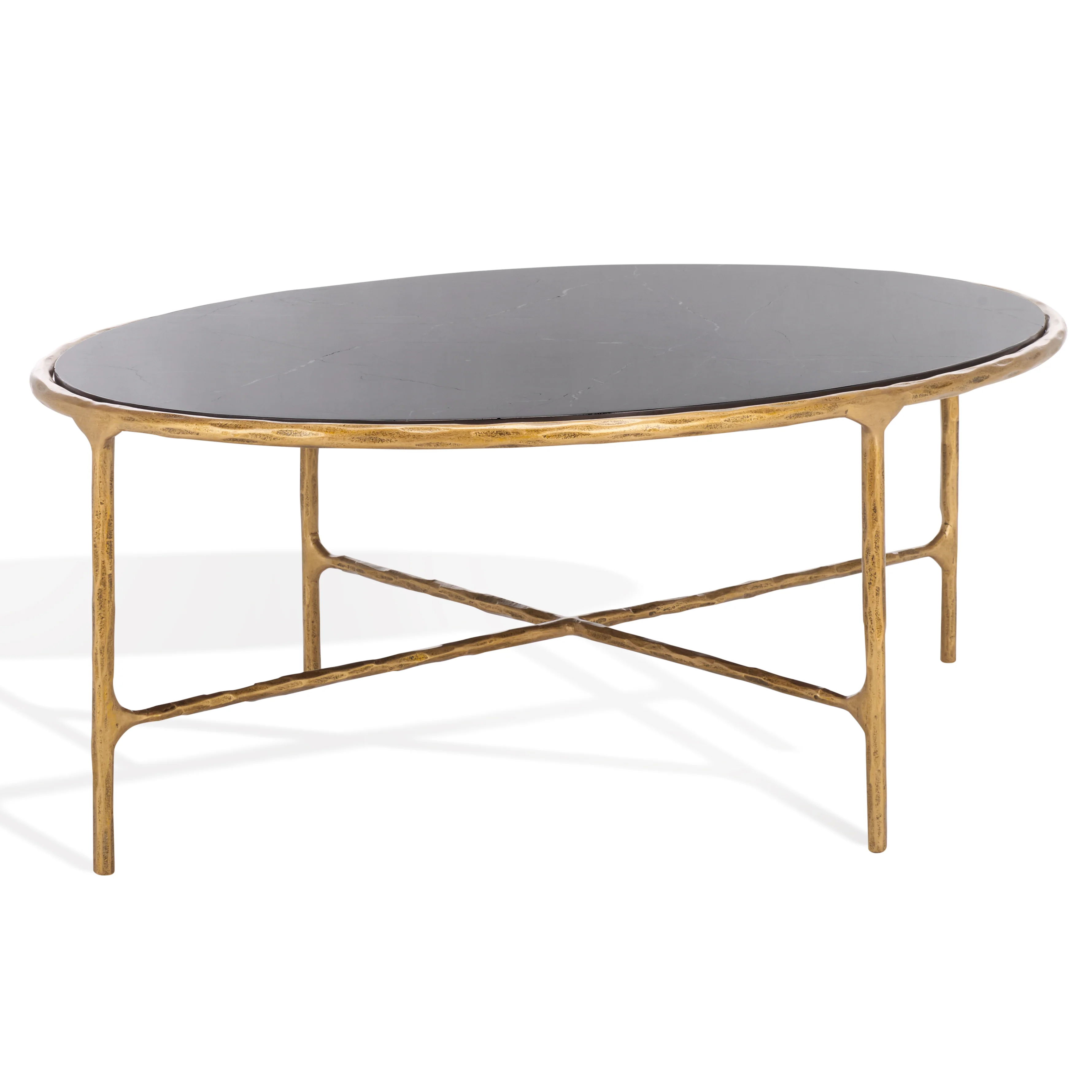 Jessa Oval Metal Coffee Table - Image 5