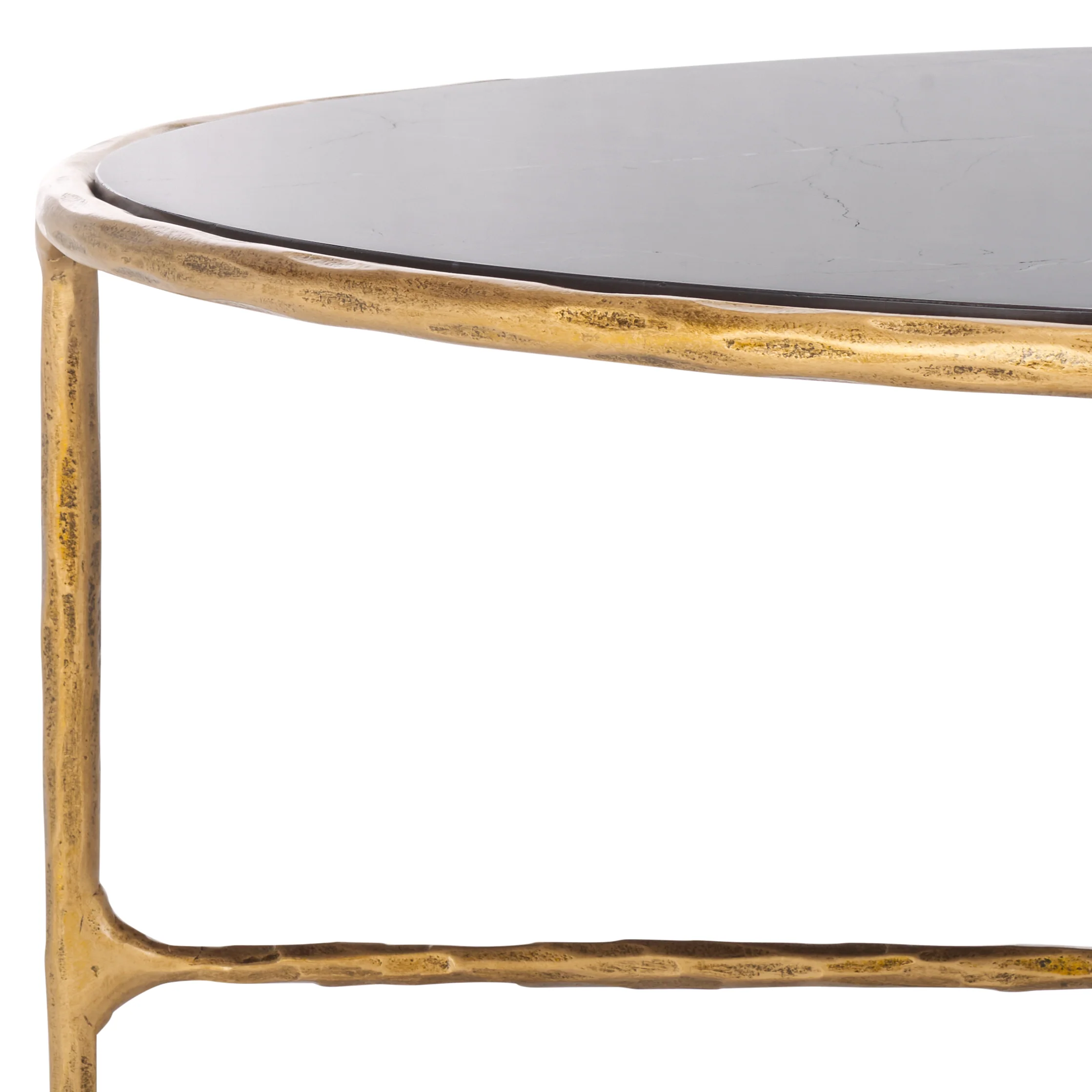 Jessa Oval Metal Coffee Table - Image 6