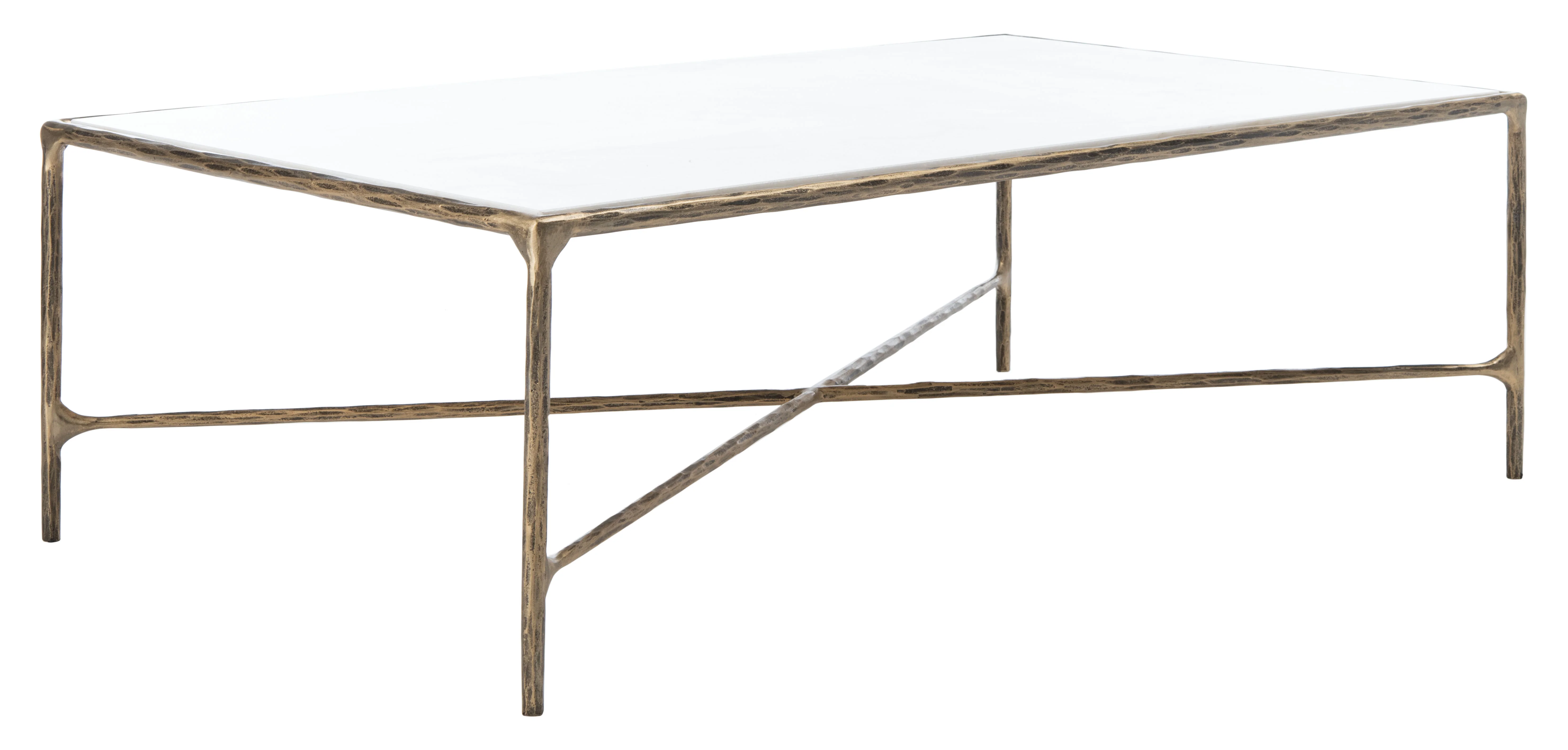 Jessa Rectangle Metal Coffee Table - Image 21