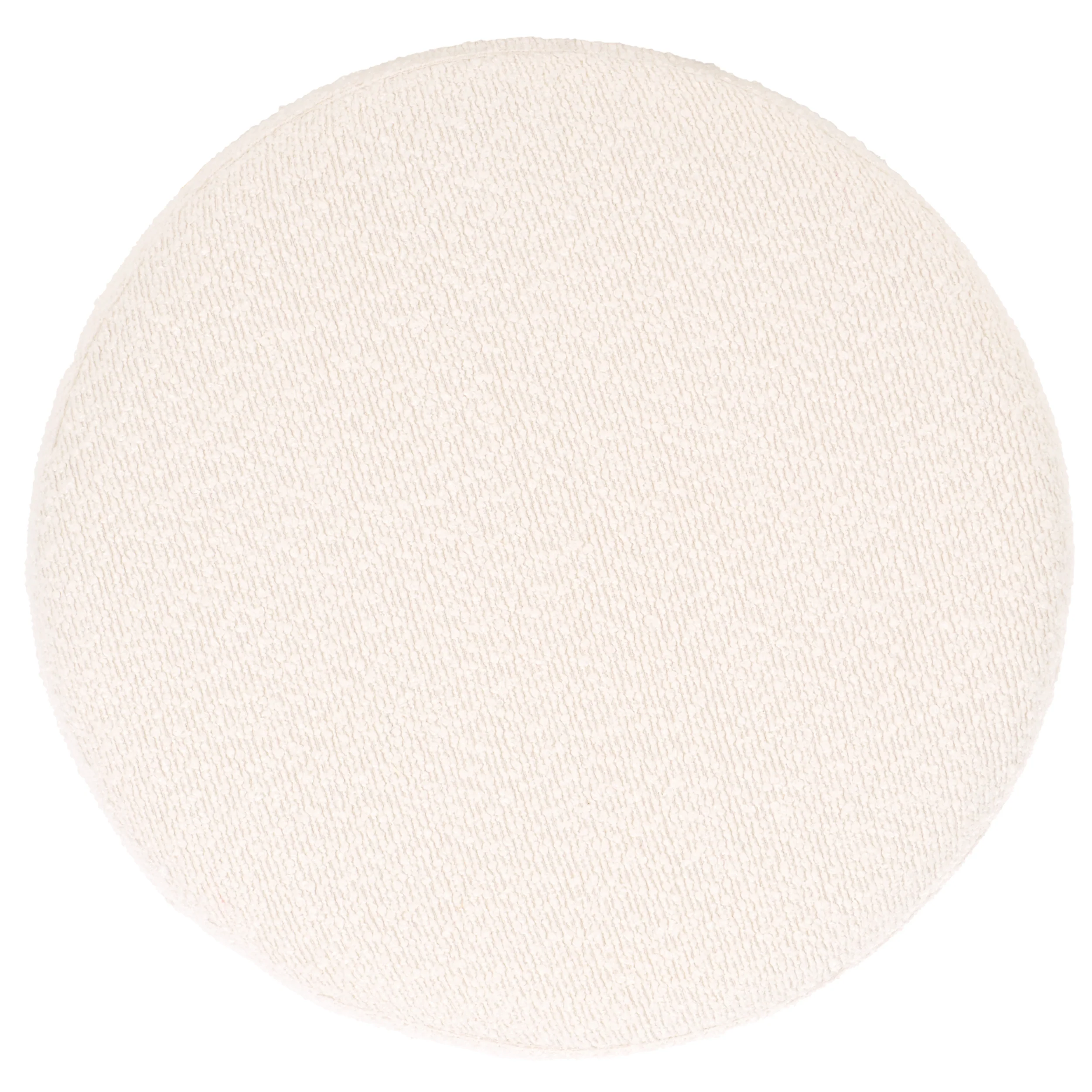 Jessa Round Boucle Ottoman - Image 7