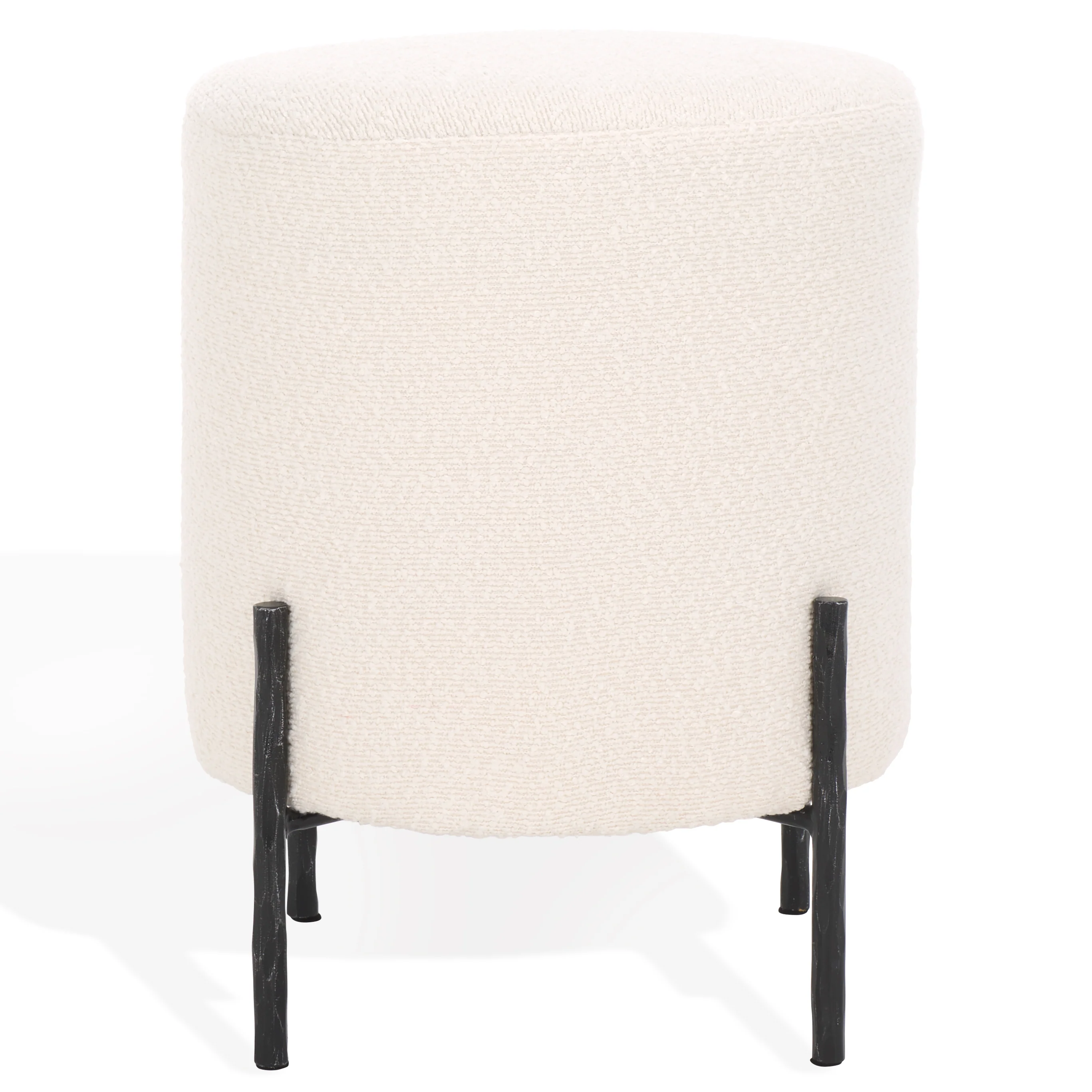 Jessa Round Boucle Ottoman - Image 8