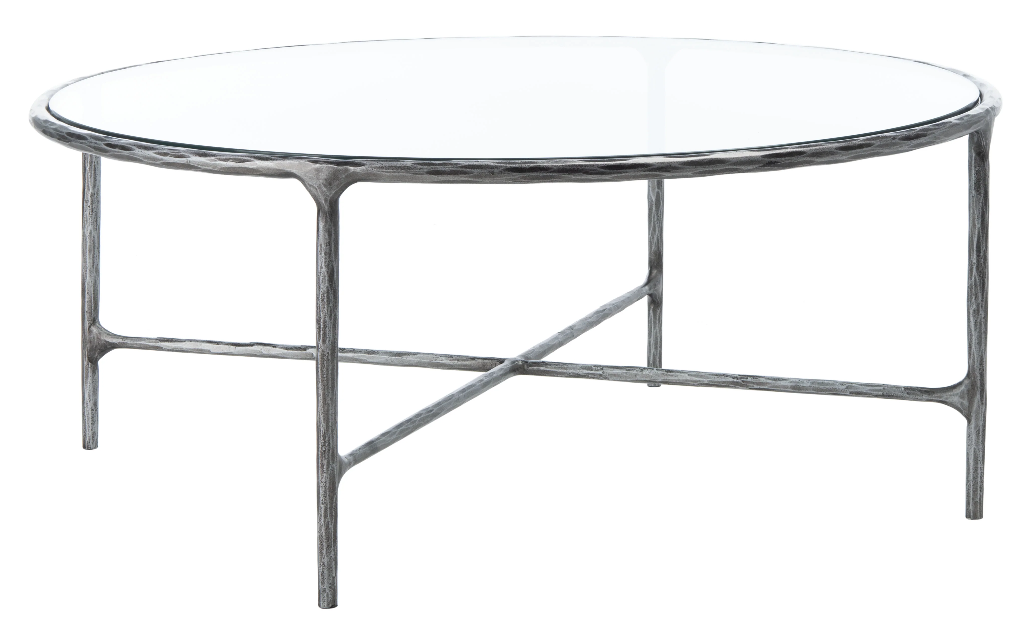 Jessa Round Metal Coffee Table - Image 12