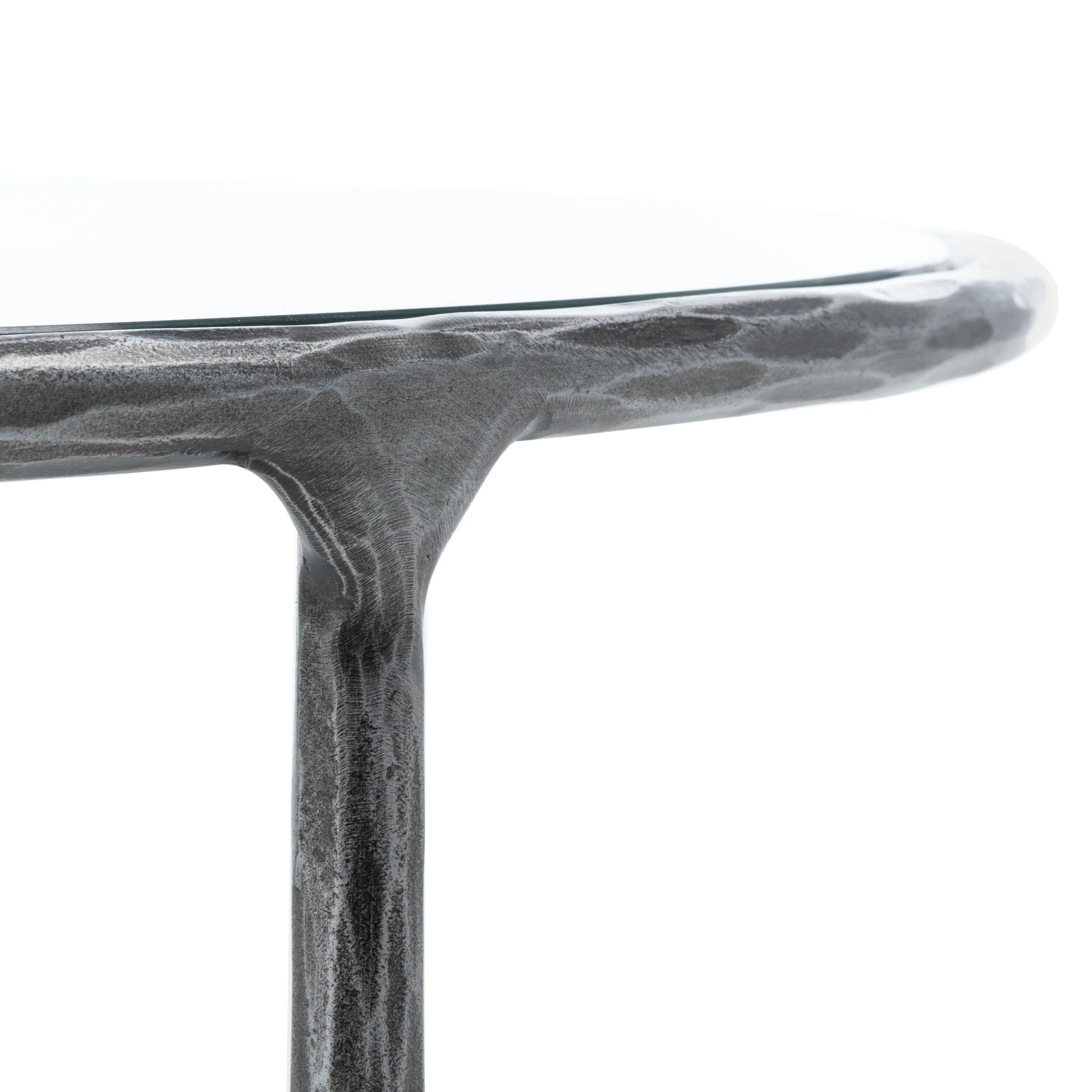 Jessa Round Metal Coffee Table - Image 13