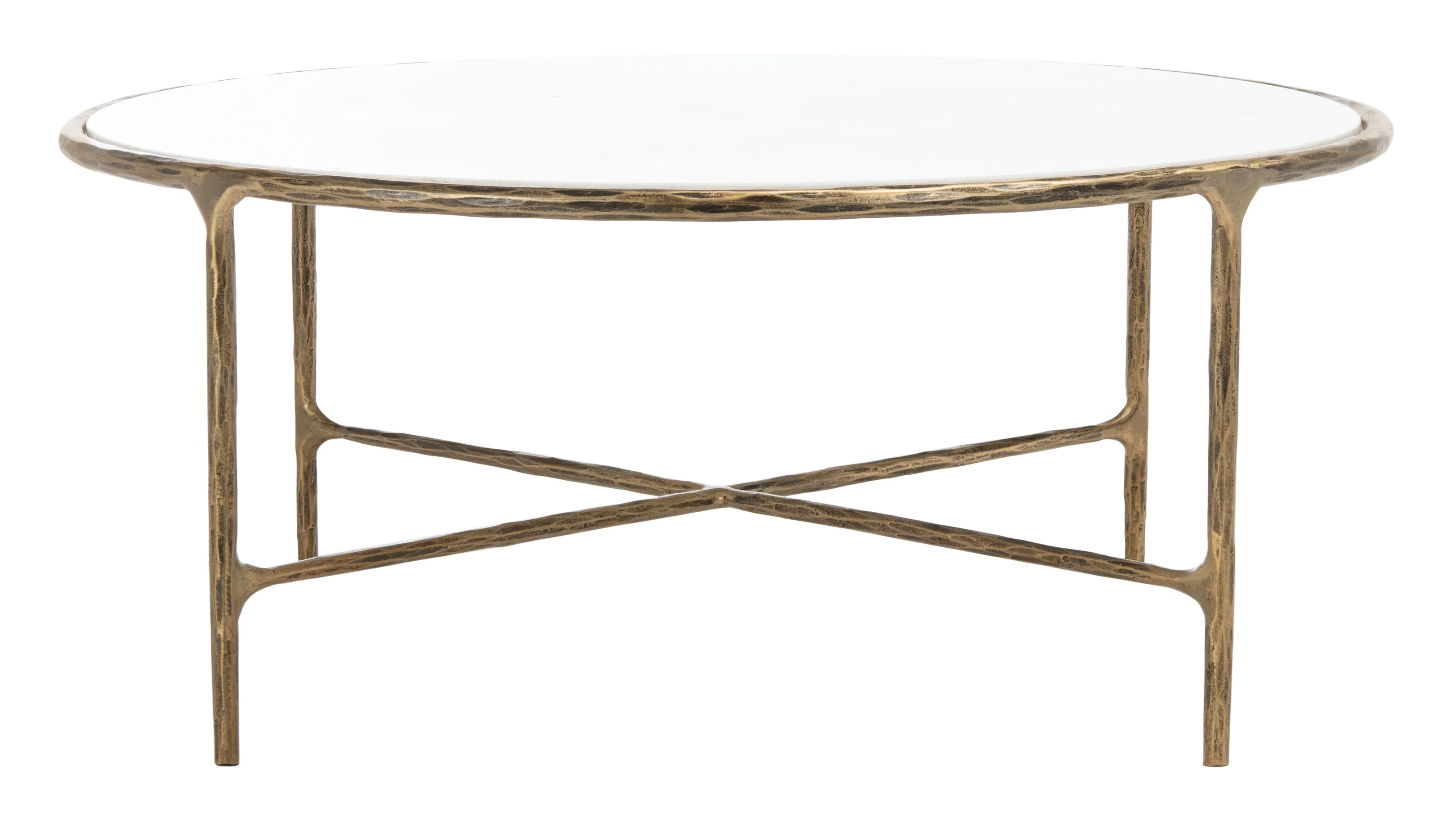 Jessa Round Metal Coffee Table - Image 18