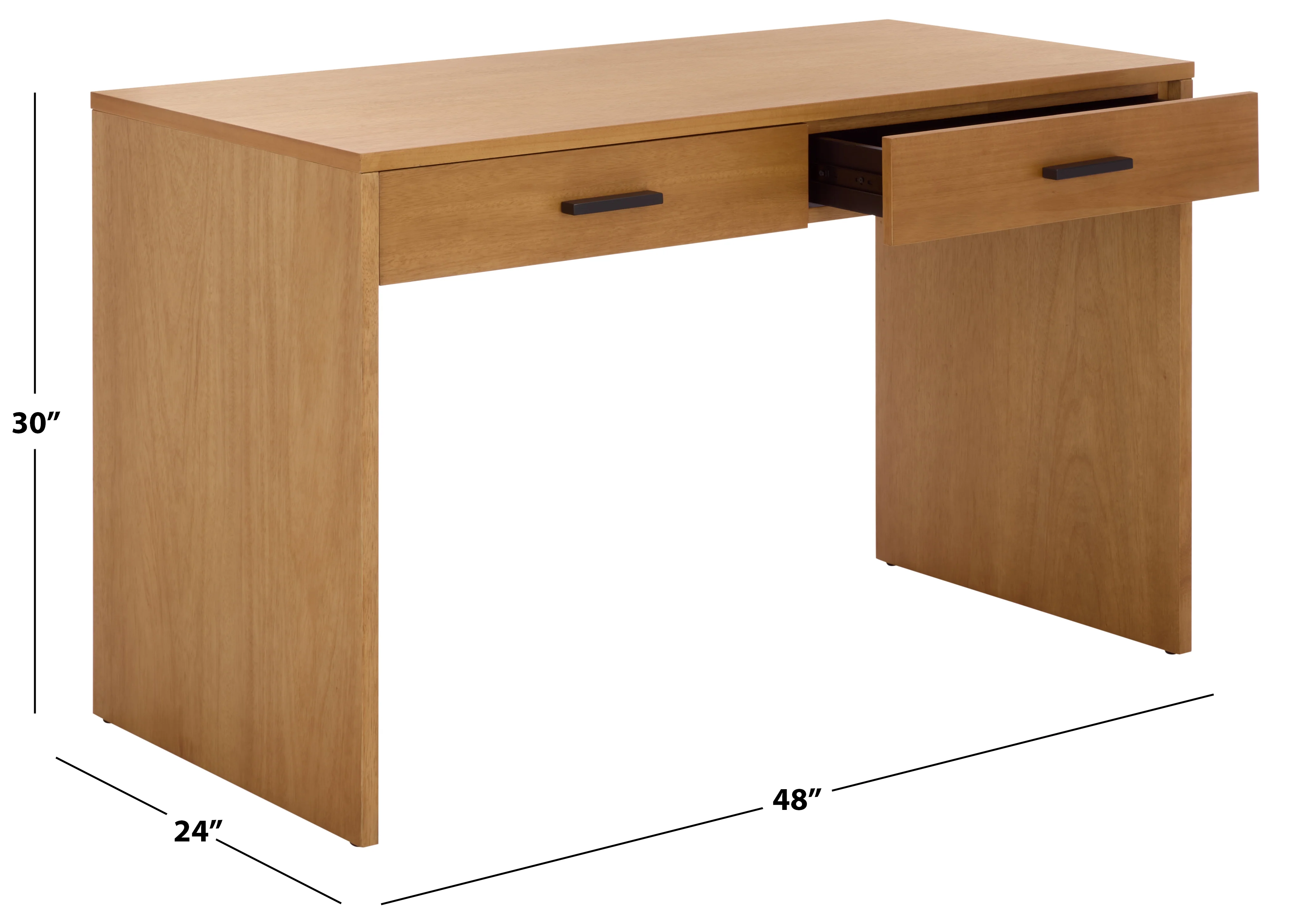 Jessey 2 Drawer Wood Desk - Image 20