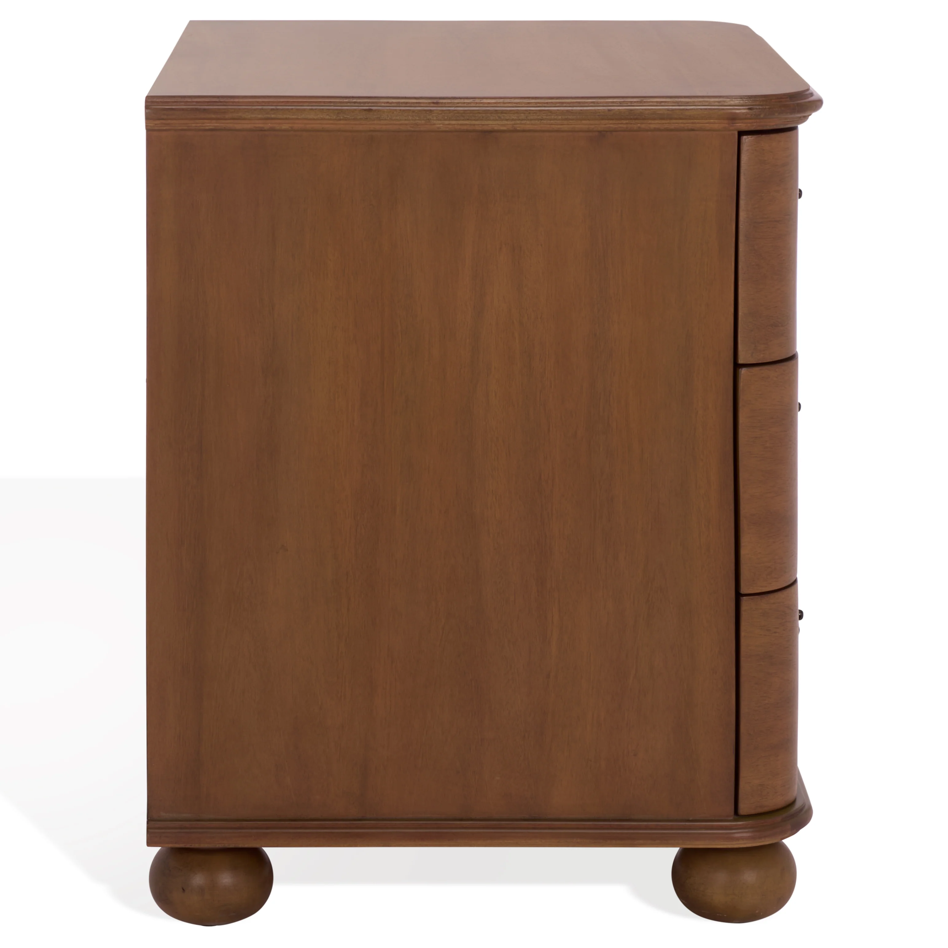 Jessy Wood Bun Foot Nightstand - Image 11