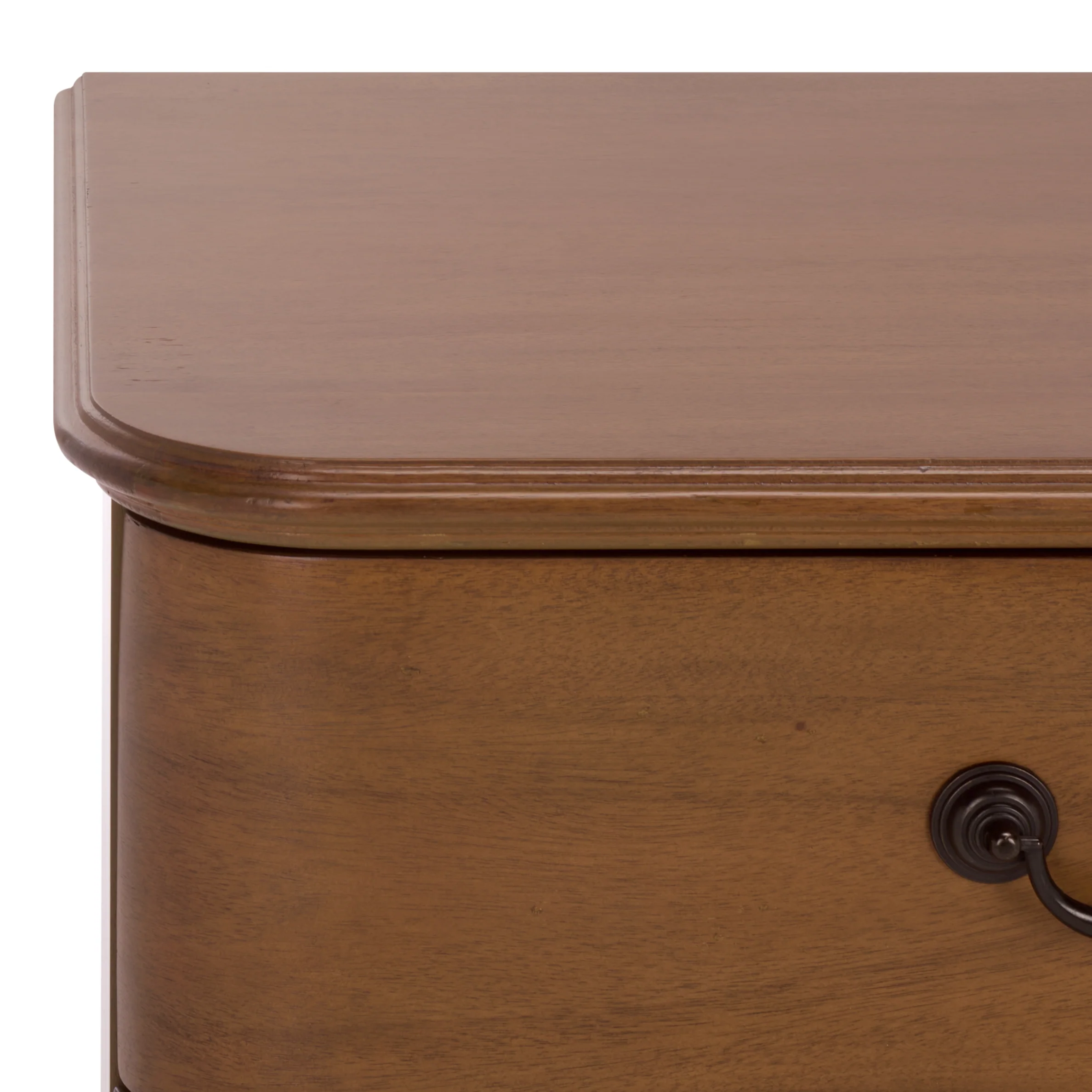 Jessy Wood Bun Foot Nightstand - Image 5