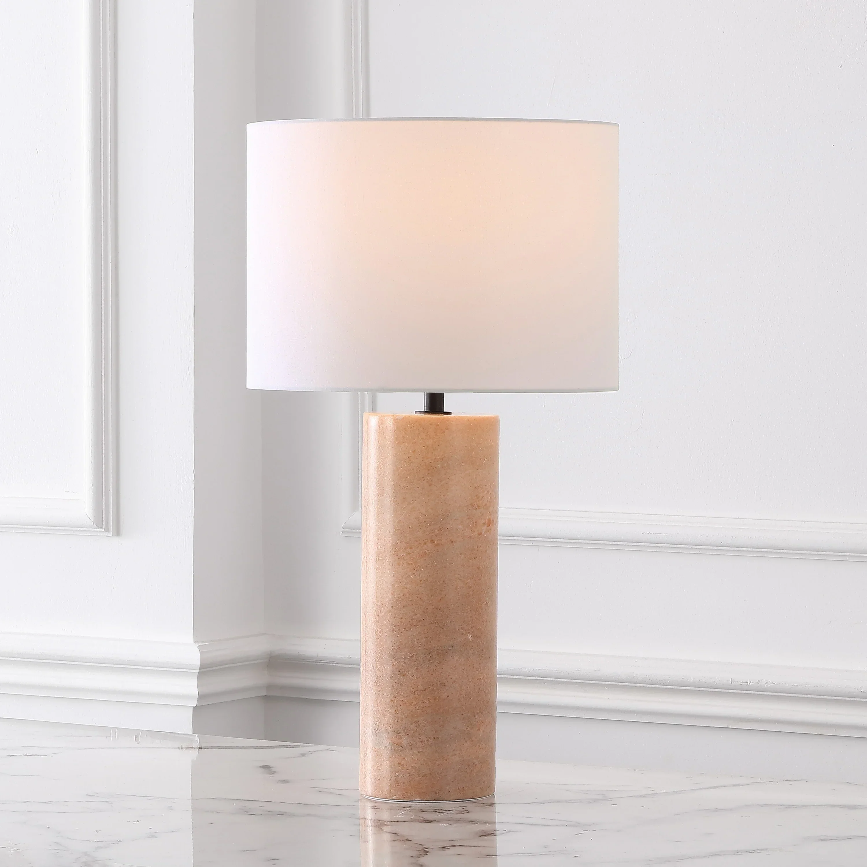 Jillianna Round Marble Table Lamp - Image 2