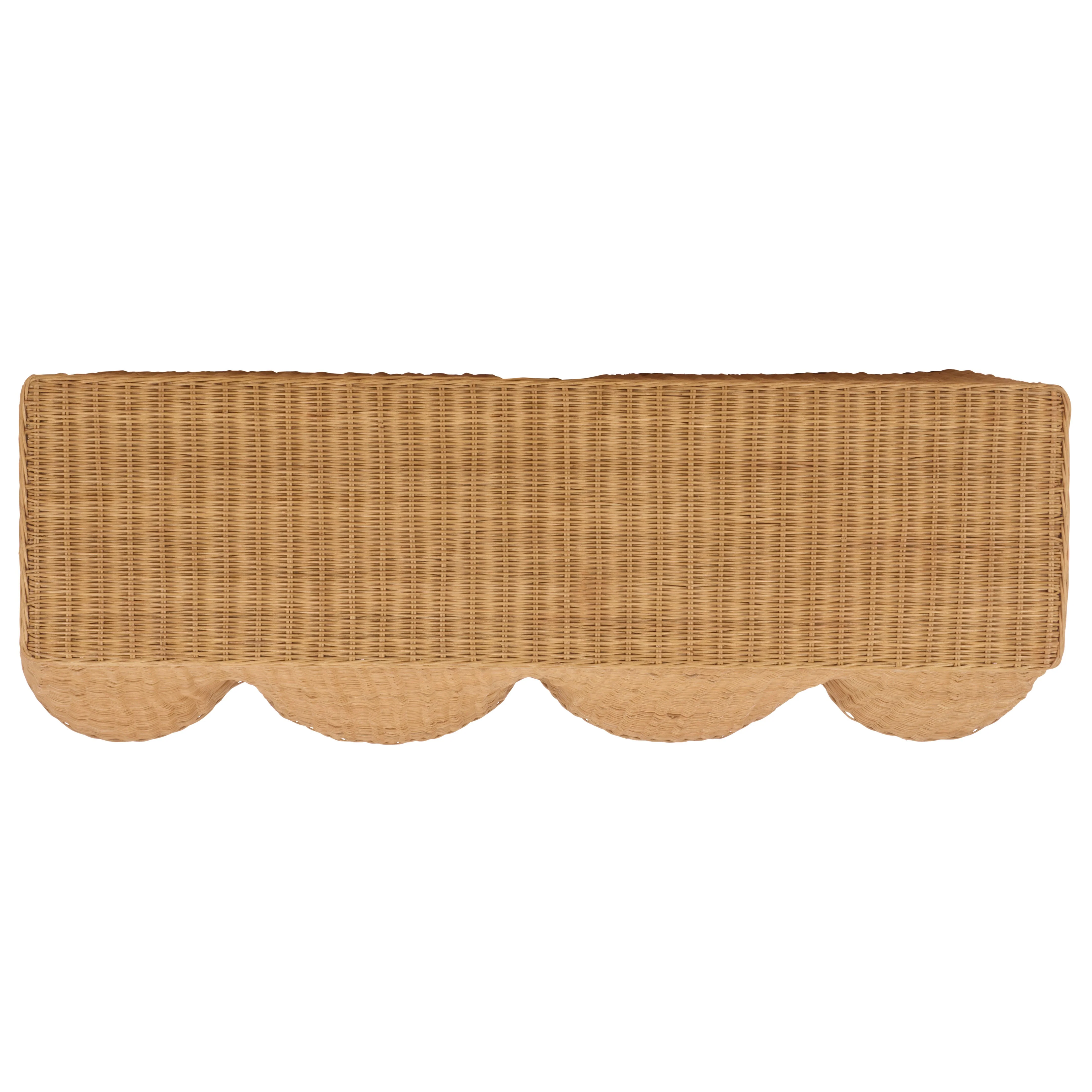 Jilliette Rattan Console Table - Image 11