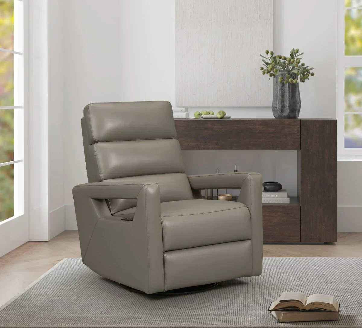 Jordan Power Swivel Glider Recliner - Image 8