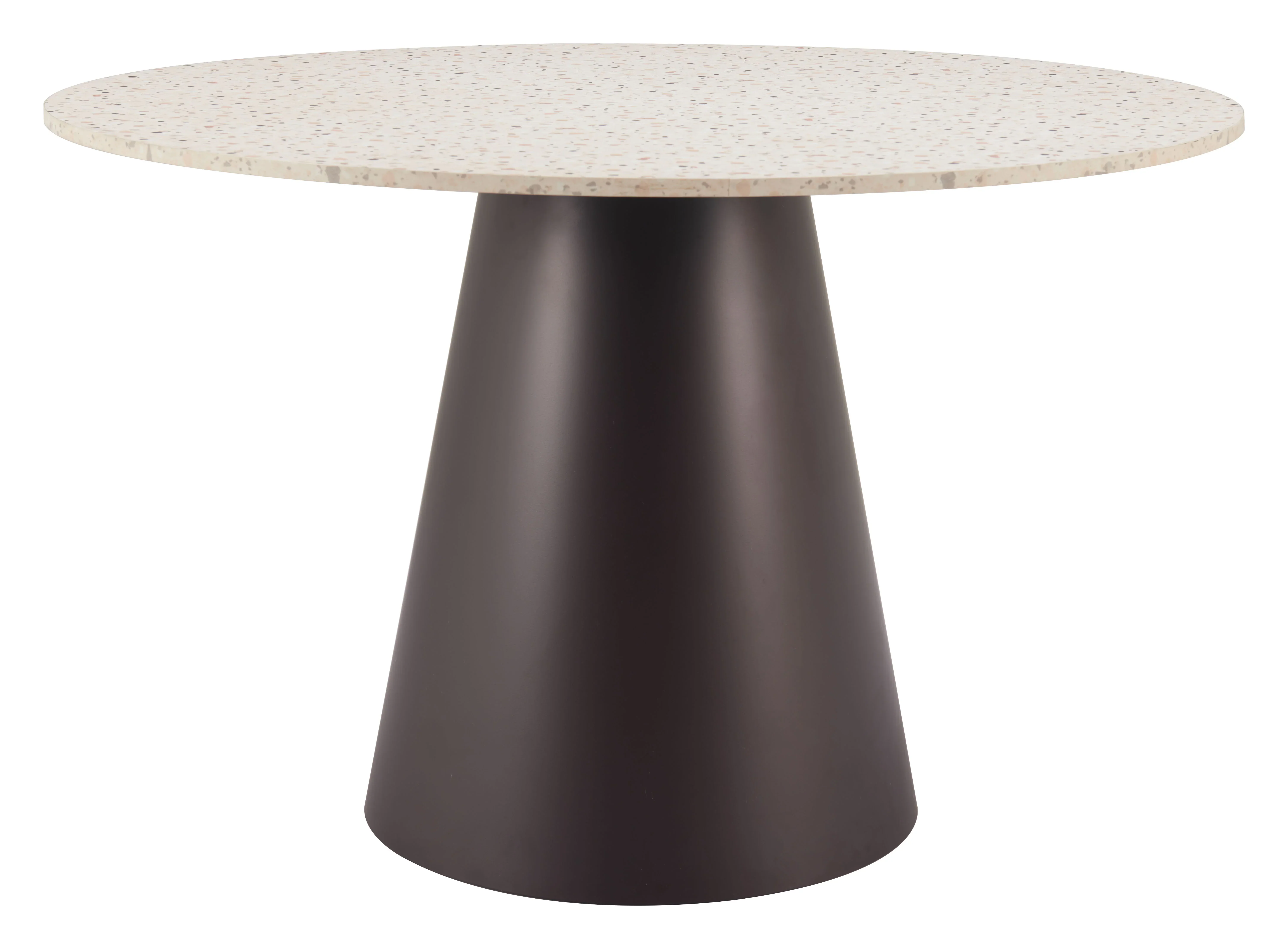 Jorf Dining Table Beige & Bronze - Image 3