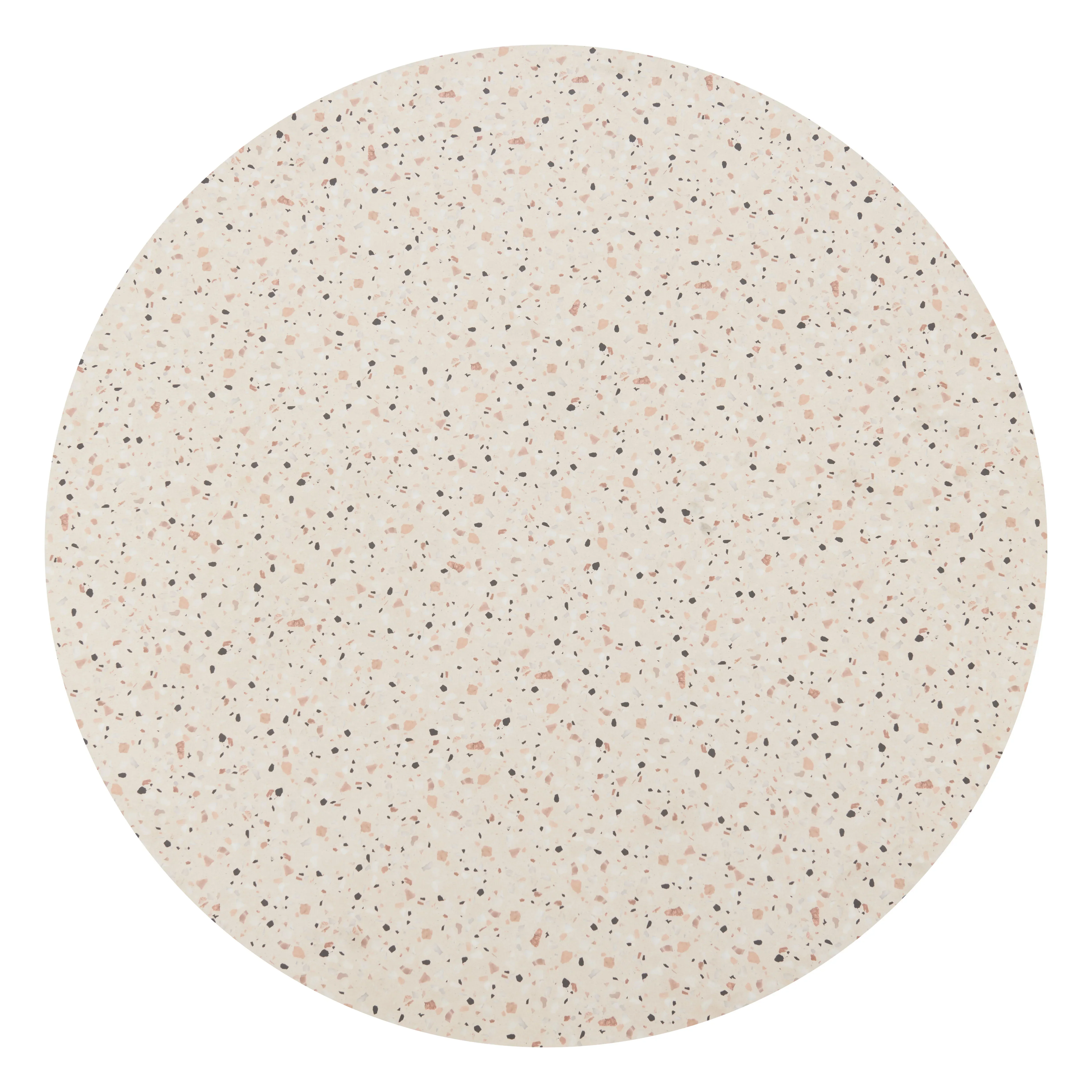 Jorf Dining Table Beige & Bronze - Image 4