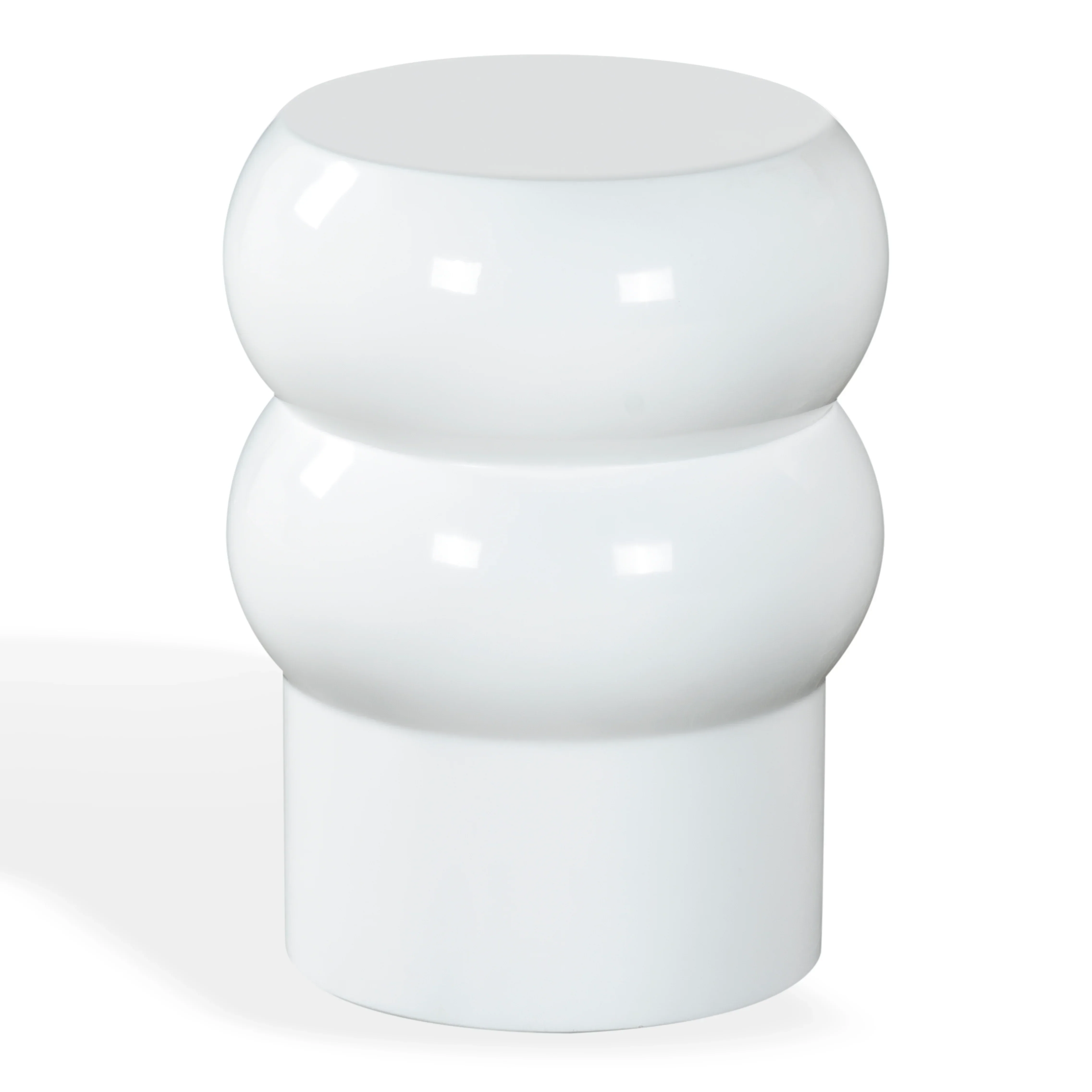 Joyrosa Concrete High Gloss Finish Accent Table - Image 13