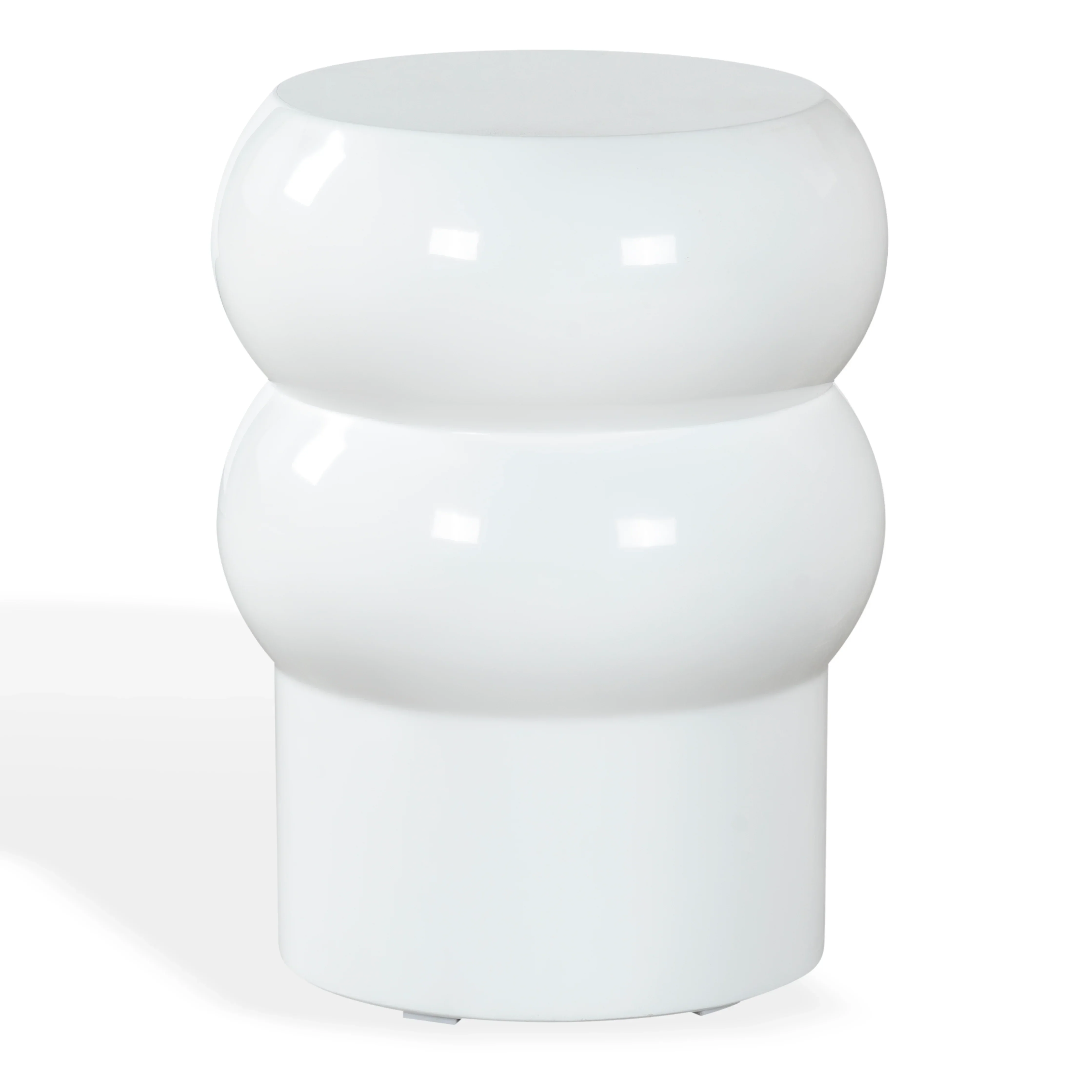 Joyrosa Concrete High Gloss Finish Accent Table - Image 14