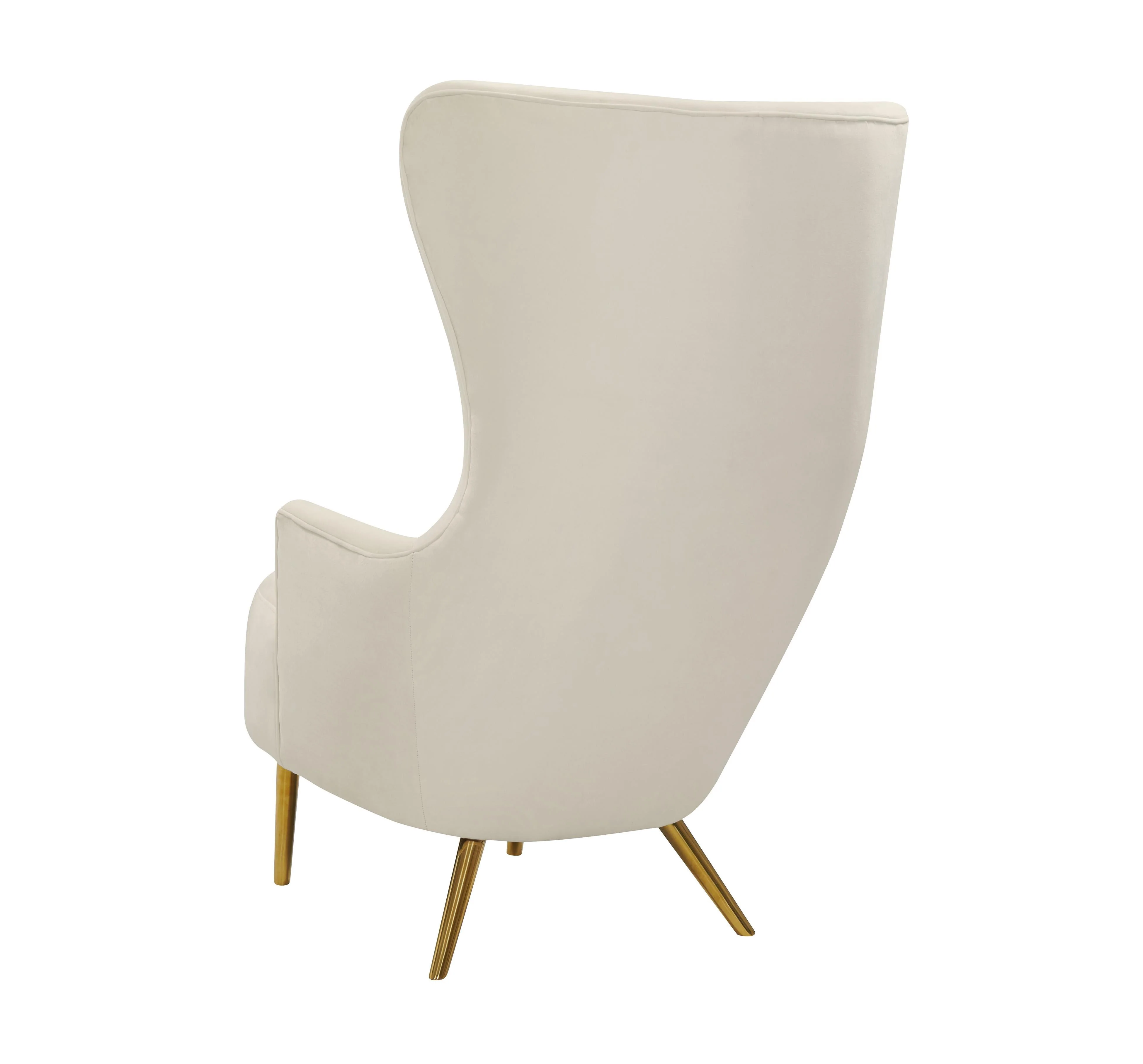 Julia Cream Wingback Chair - Image 3